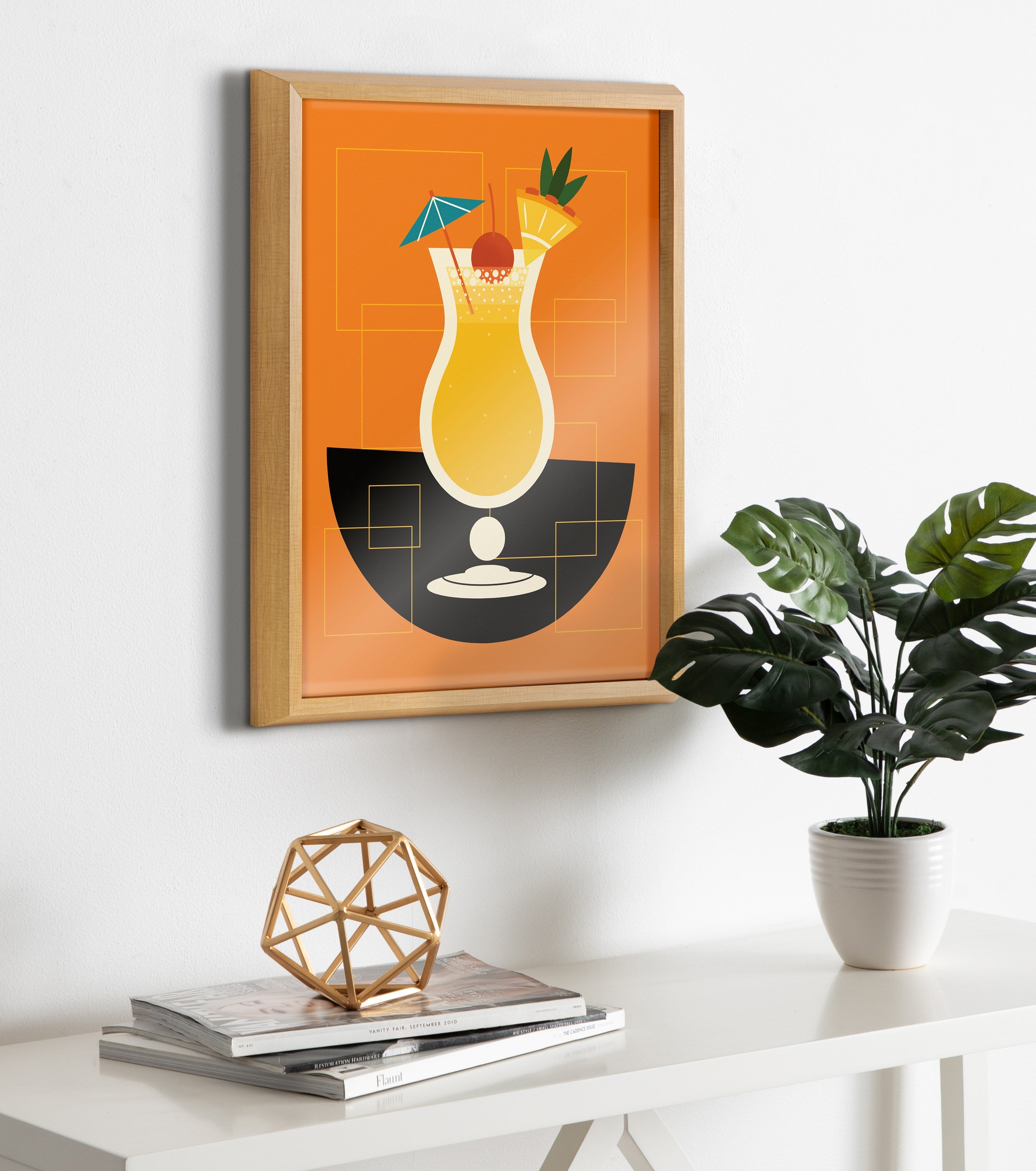 Blake Pina Colada Framed Printed Art by Amber Leaders Designs