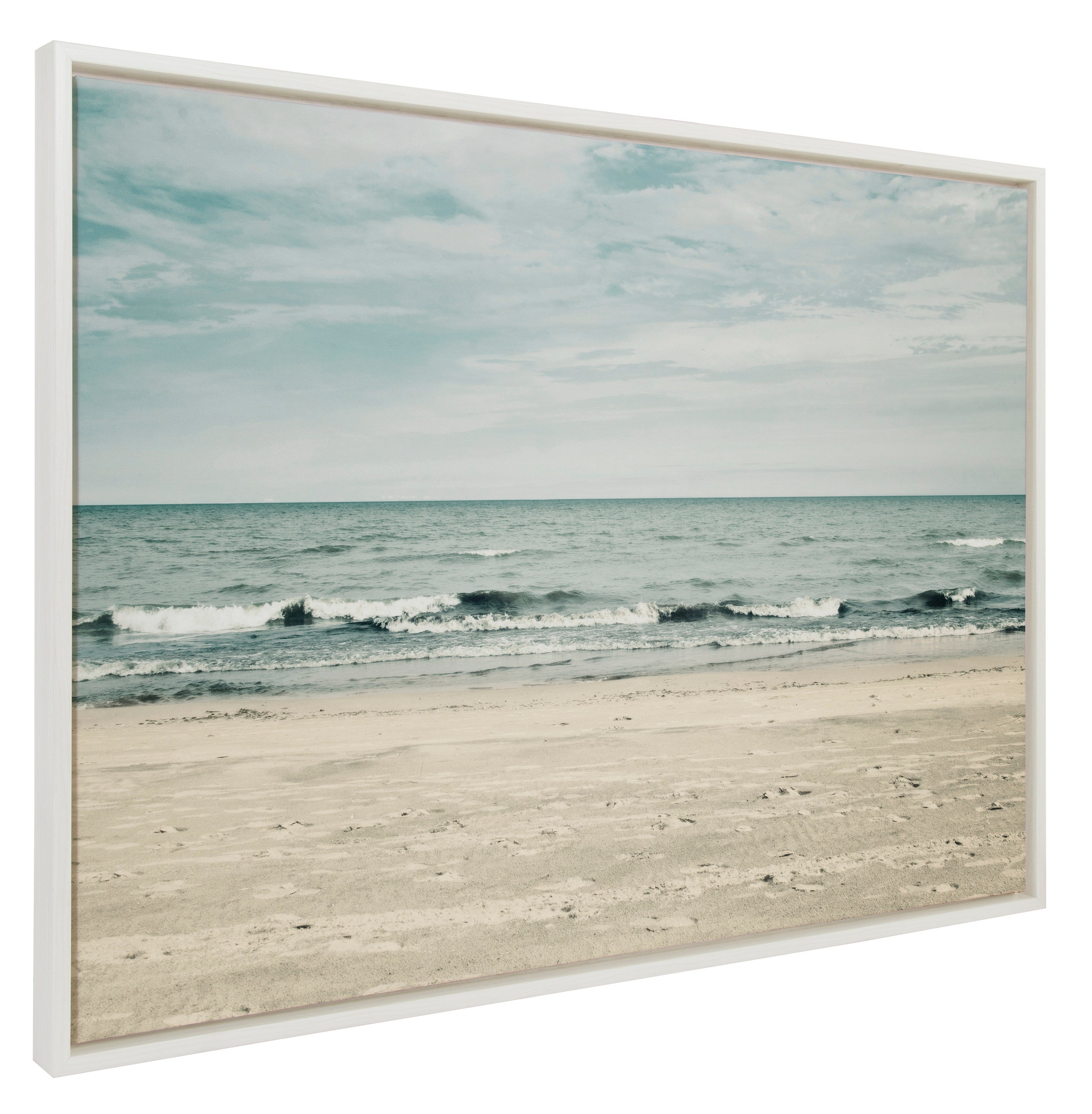 Sylvie Beach 2 Framed Canvas by kateandlaurel - product image 17 for Resin Society