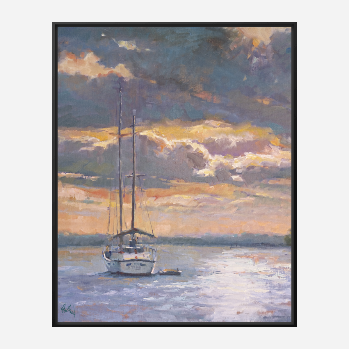 Safe Harbor Artist Enhanced Canvas Print by John Beard Collection - product image 5 for Resin Society