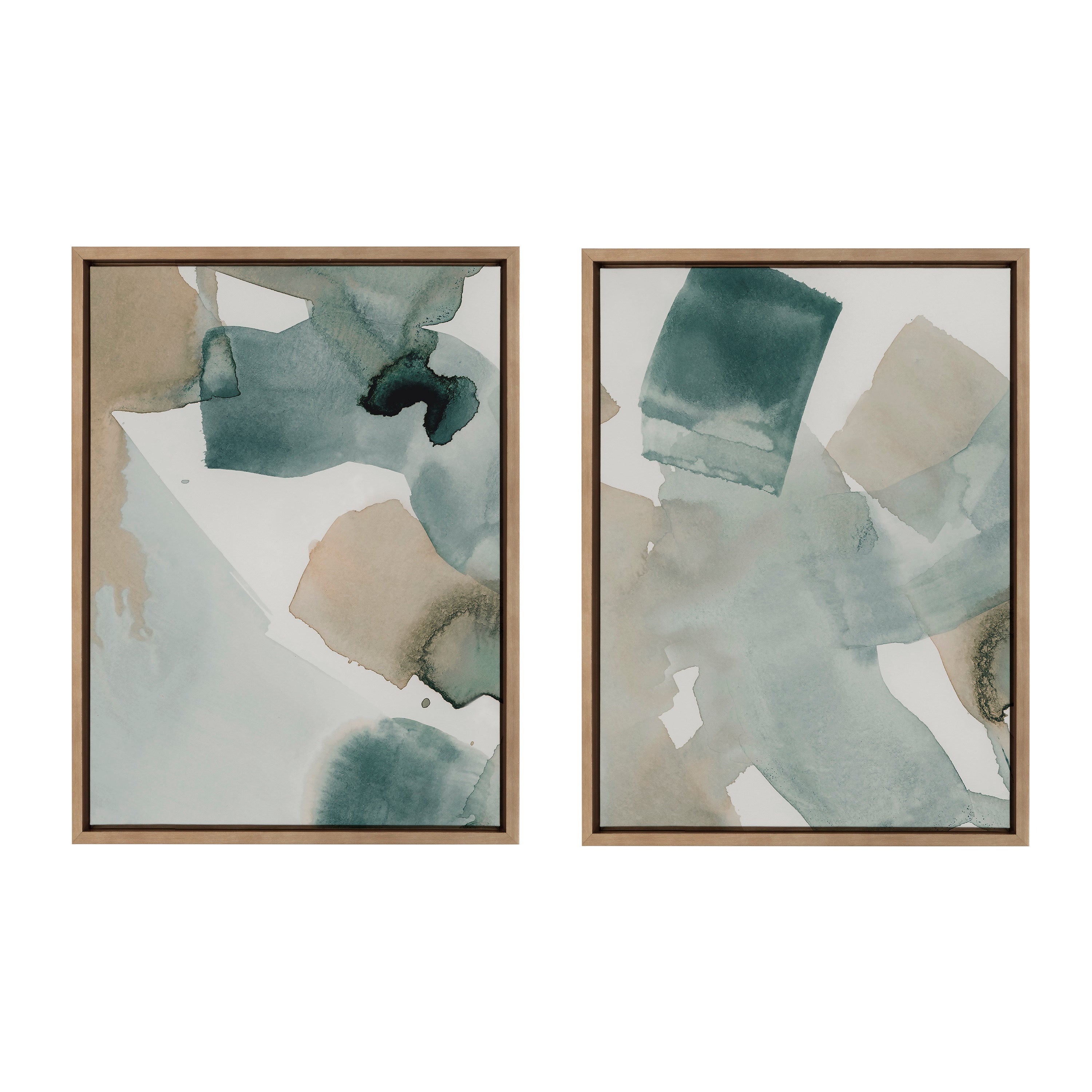 Sylvie Color Exploration I and II Framed Canvas Art Set by Amy Lighthall