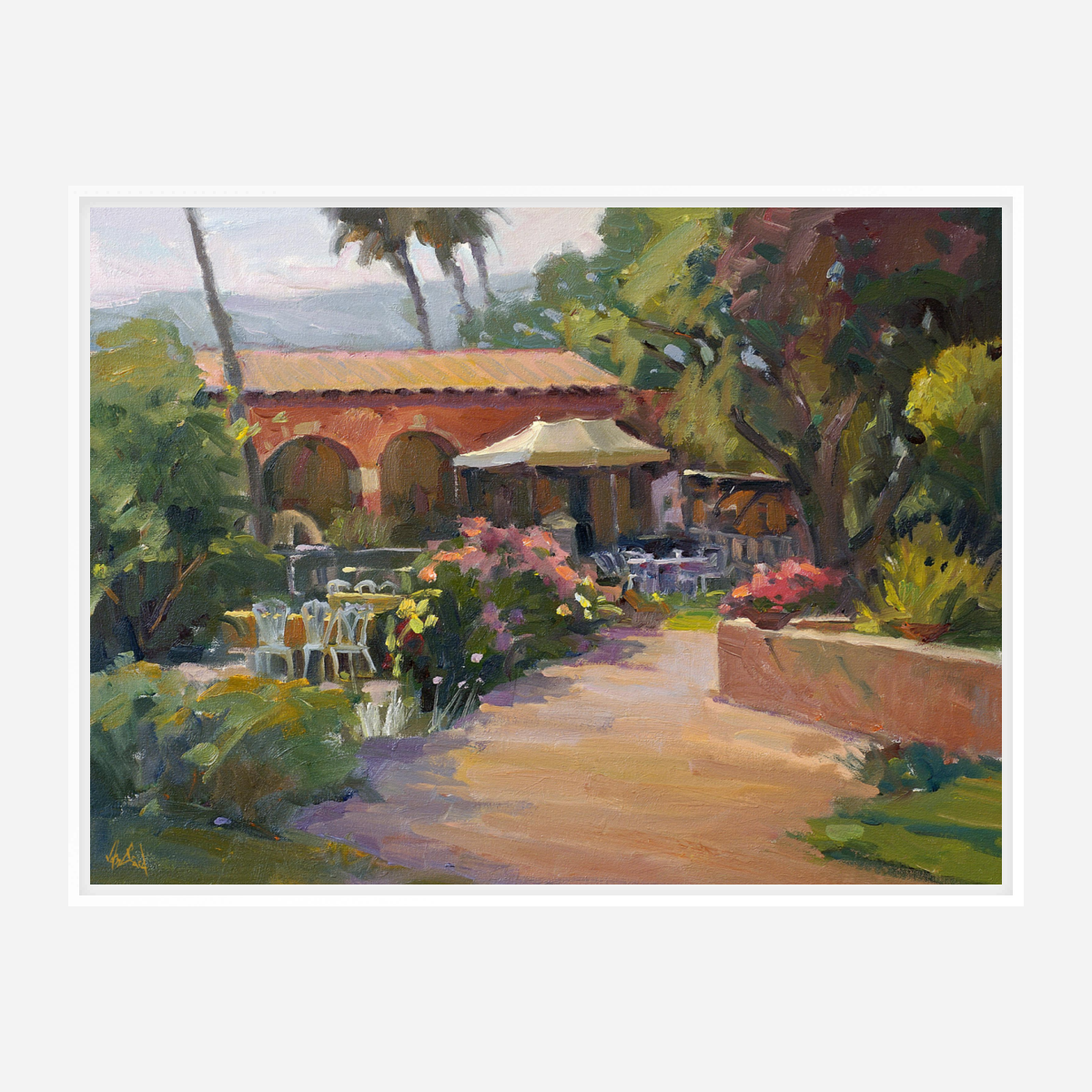 San Juan Capistrano Artist Enhanced Canvas Print by John Beard Collection - product image 6 for Resin Society