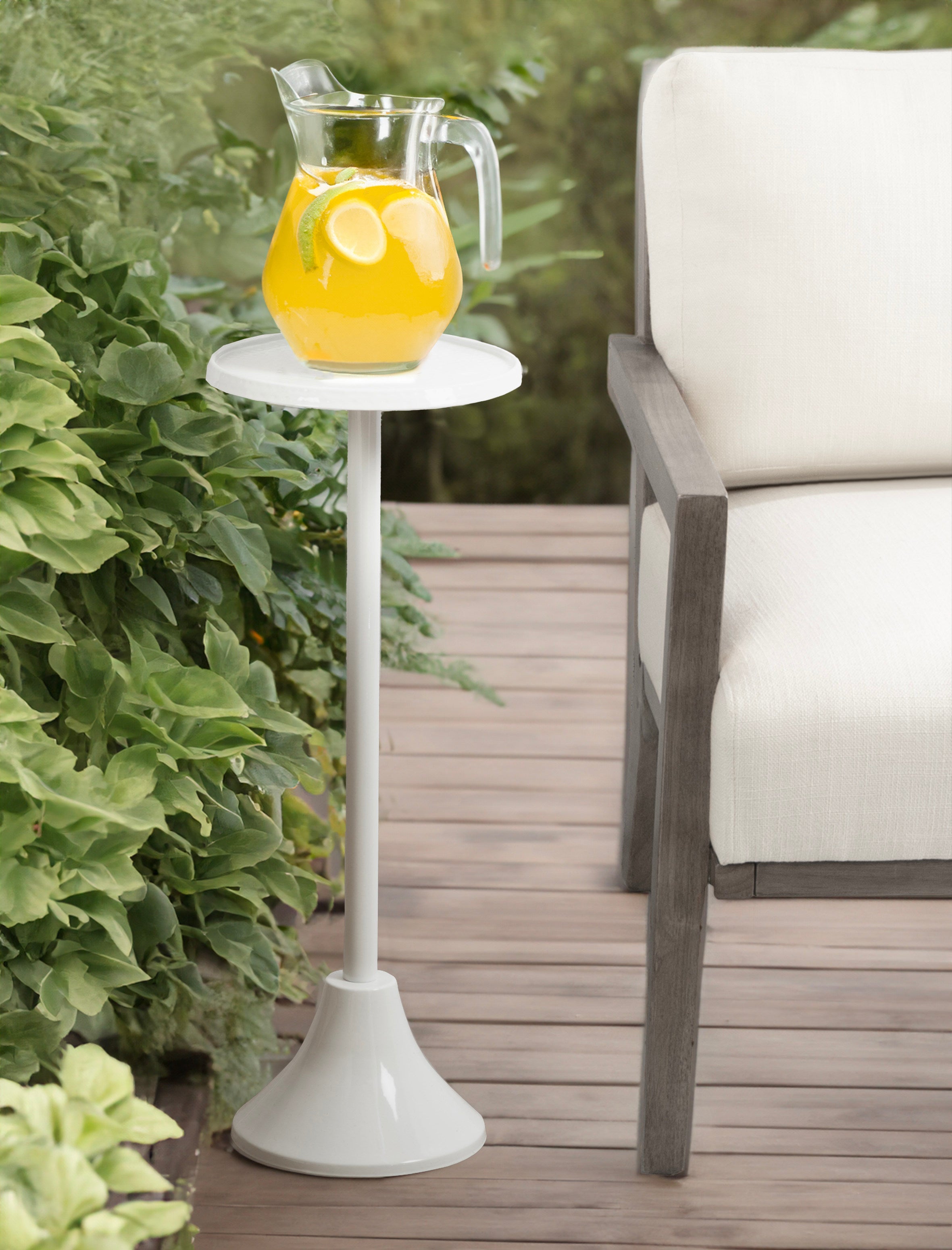 Sanzo Outdoor Metal Drink Table