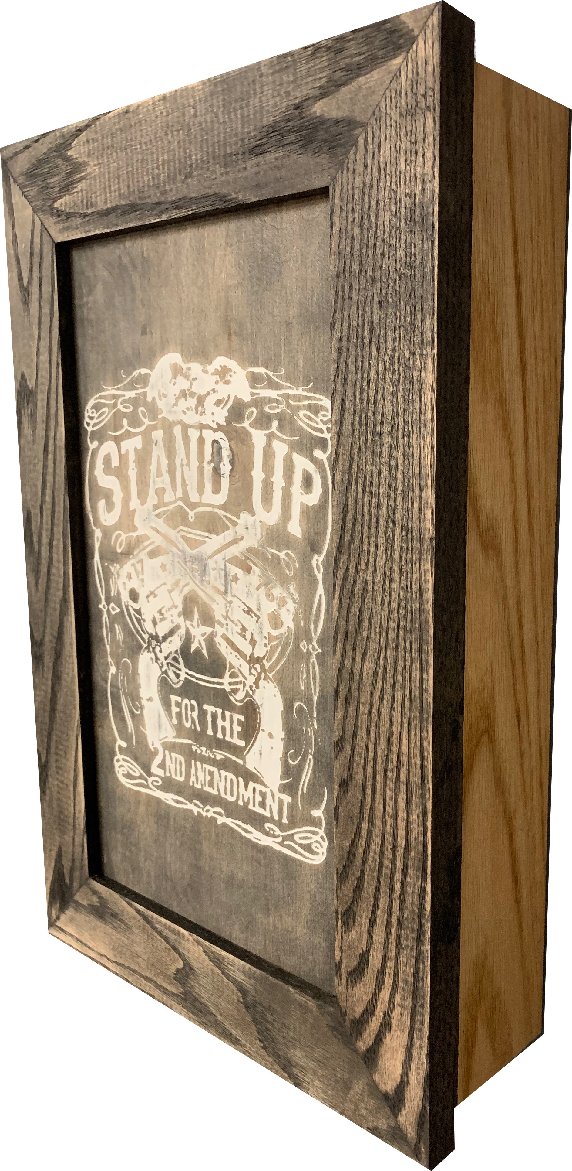 Stand Up for the 2nd Amendment Hidden Gun Storage Firearm Concealment by Bellewood Designs - product image 5 for Resin Society