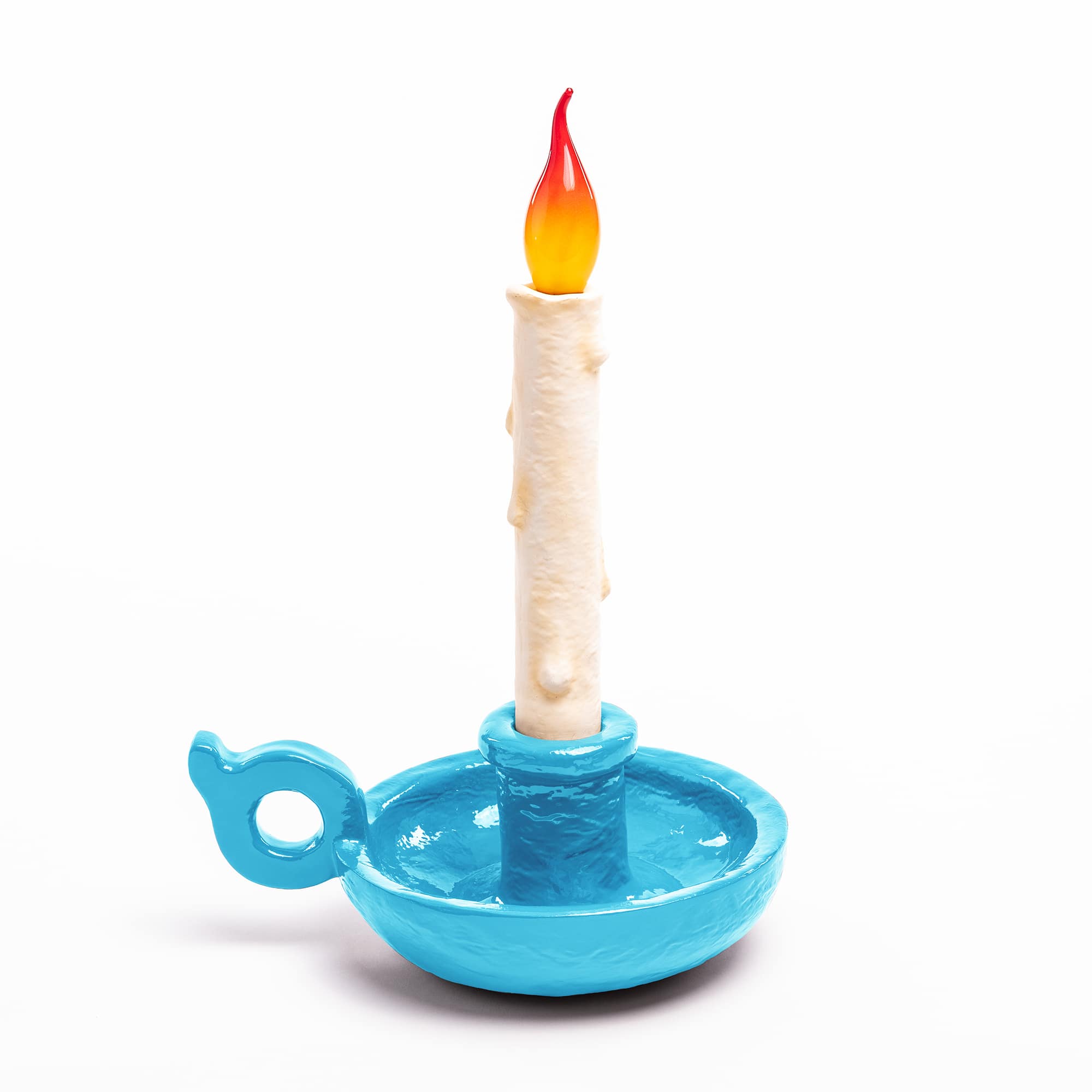 Bugia Lamp Light Blue by DEKOR - Resin Society