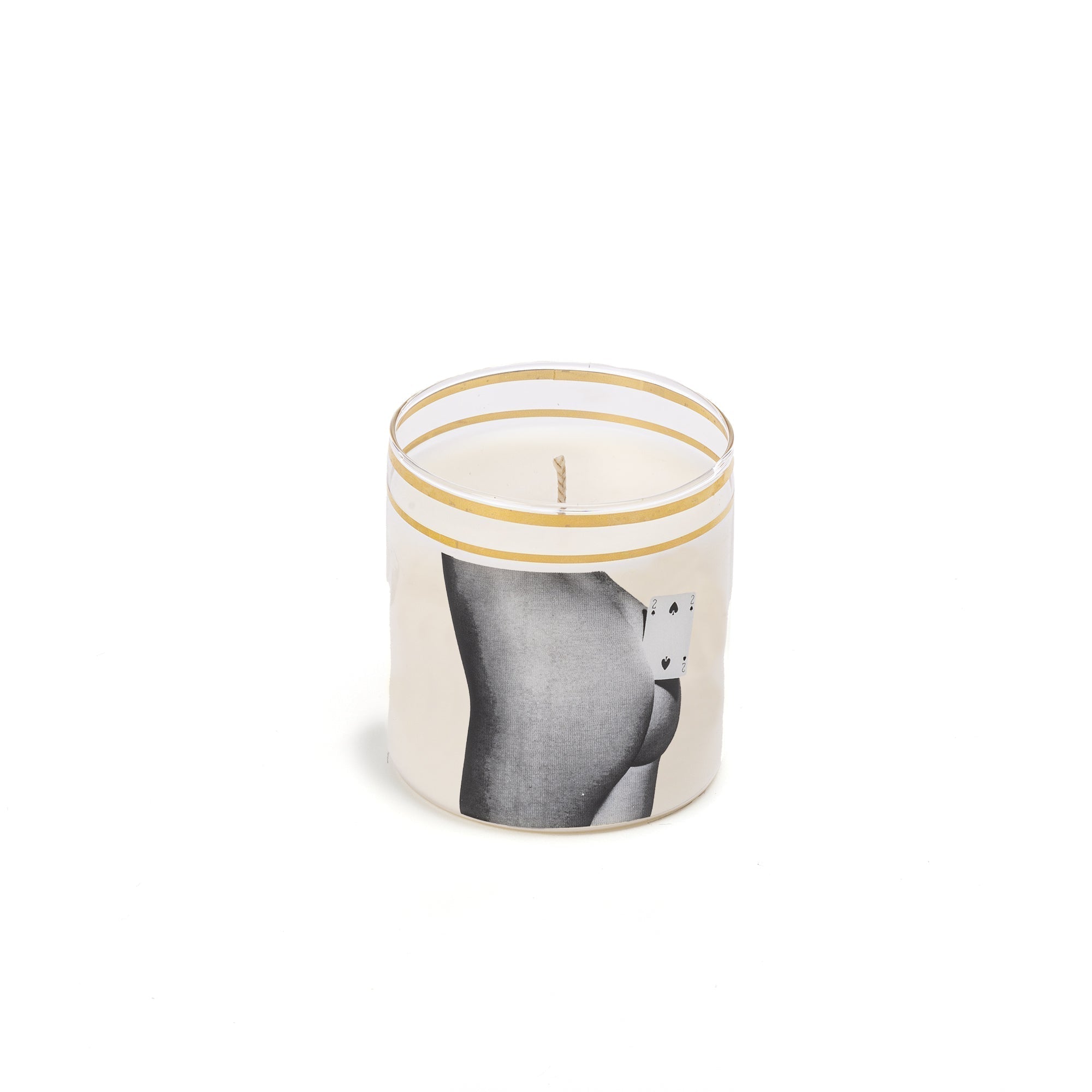 Glass Candle Two of Spades by DEKOR - Resin Society