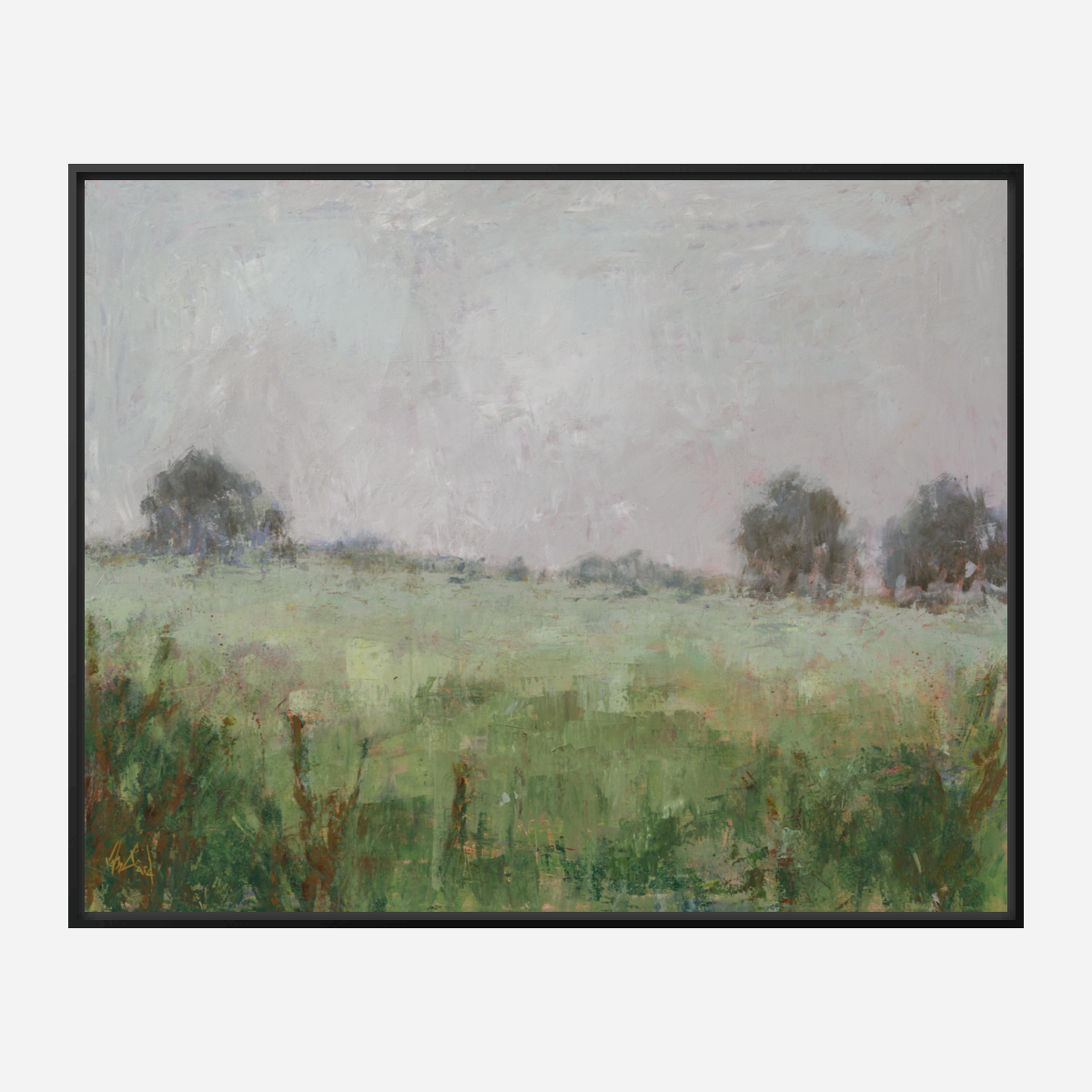 Serenity of Green Artist Enhanced Canvas Print by John Beard Collection - product image 5 for Resin Society