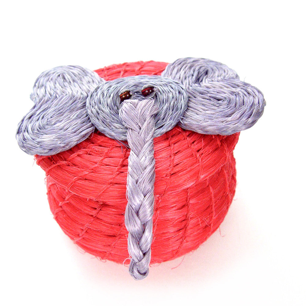 Elephant Tiny Basket - Pink by Mbare Ltd - product image 2 for Resin Society