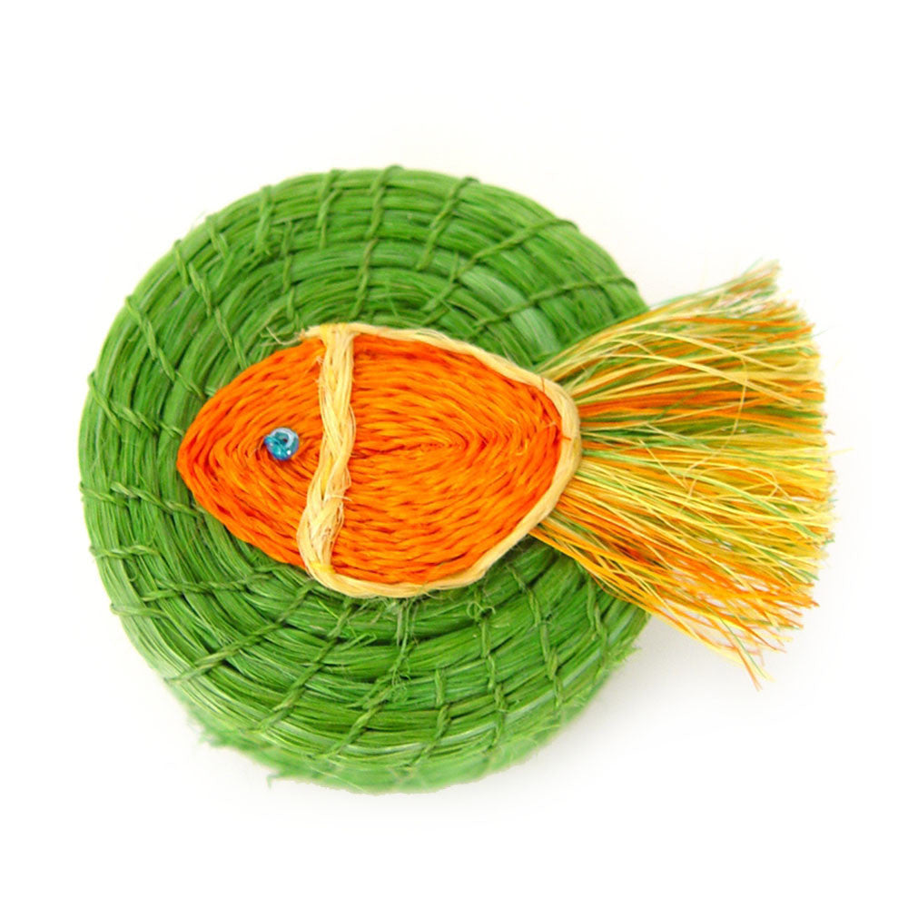 Swimming Fish Tiny Basket by Mbare Ltd - main product image for Resin Society