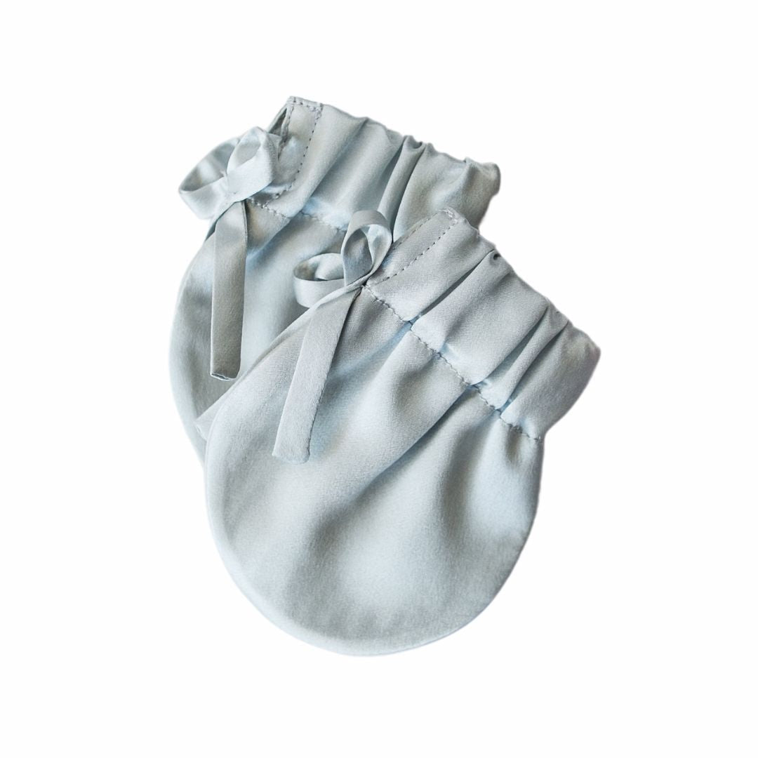 Organic Charmeuse Silk Baby Mittens by Perle Silk - product image 4 for Resin Society