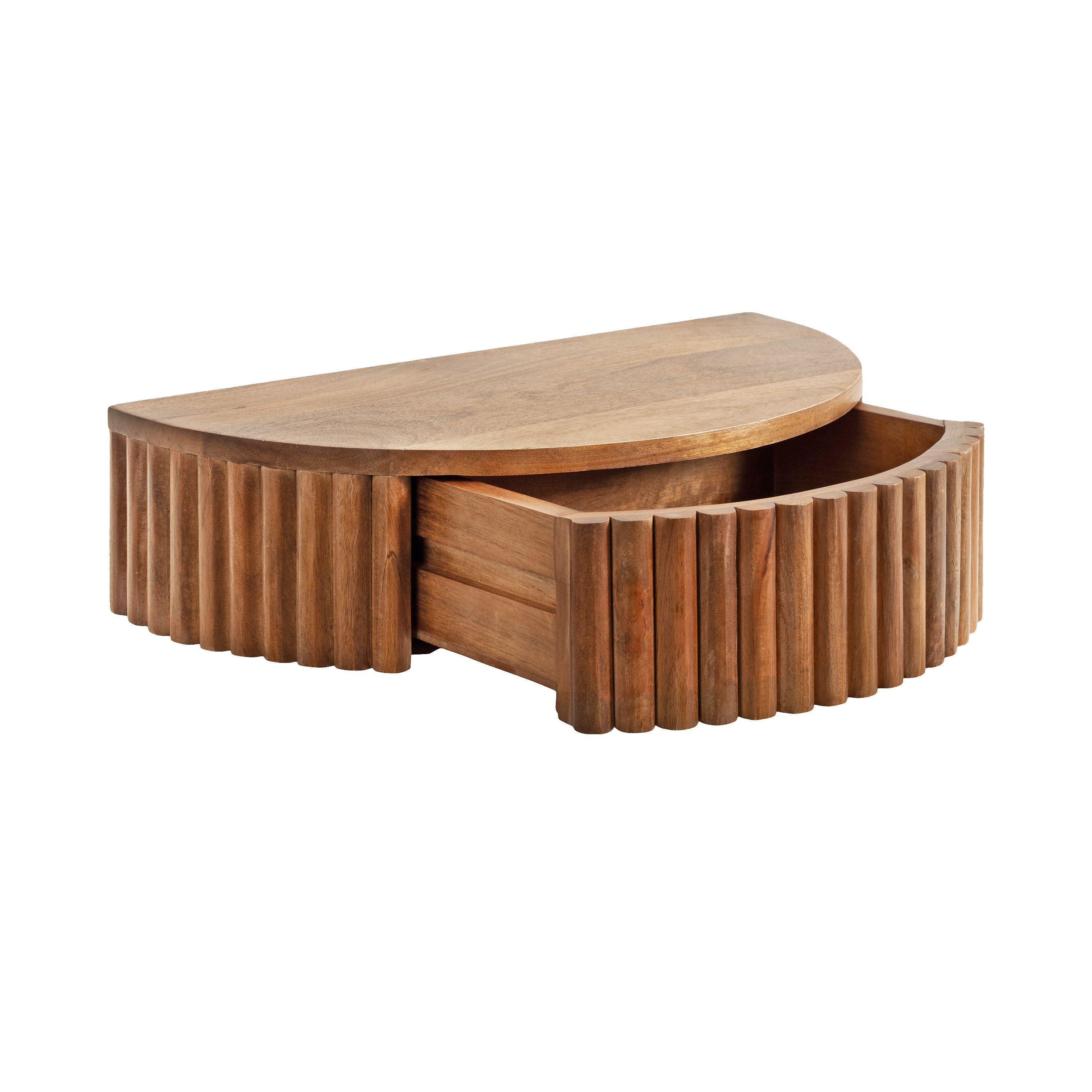Reid Ribbed Floating Side Table