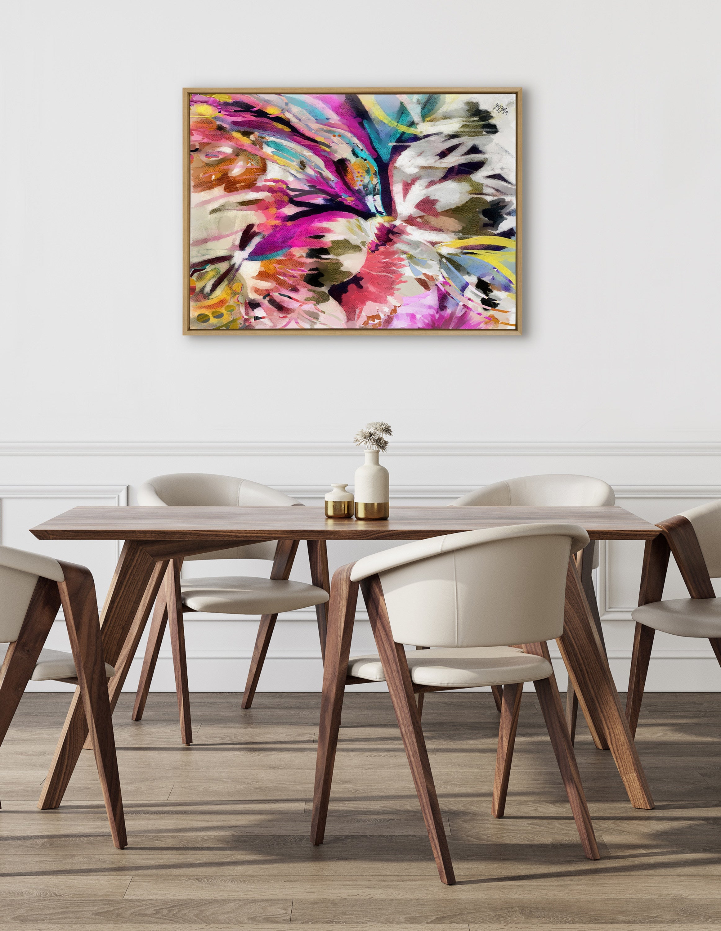 Sylvie Amaze Framed Canvas by Inkheart Designs