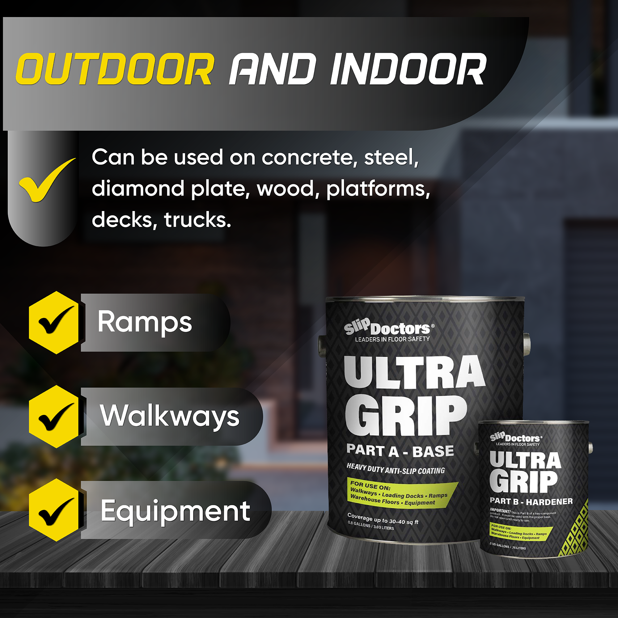 Ultra Grip Premium Extra Texture Non-Skid Epoxy Paint detail image - Resin Society