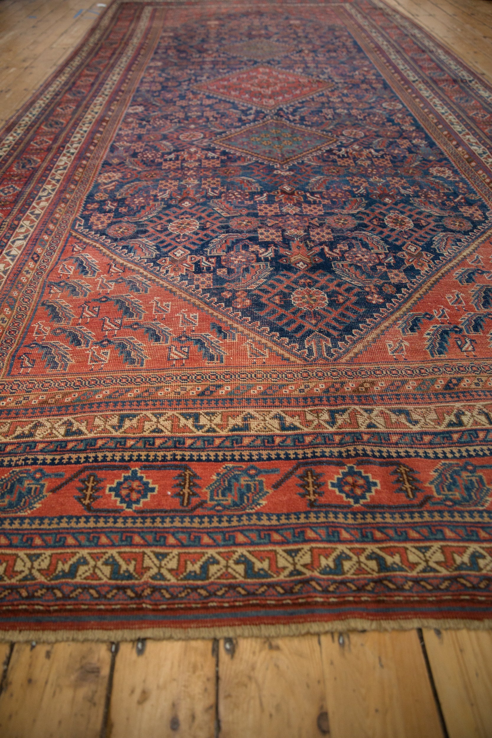 RESERVED 7.5x16 Vintage Afshar Carpet Runner