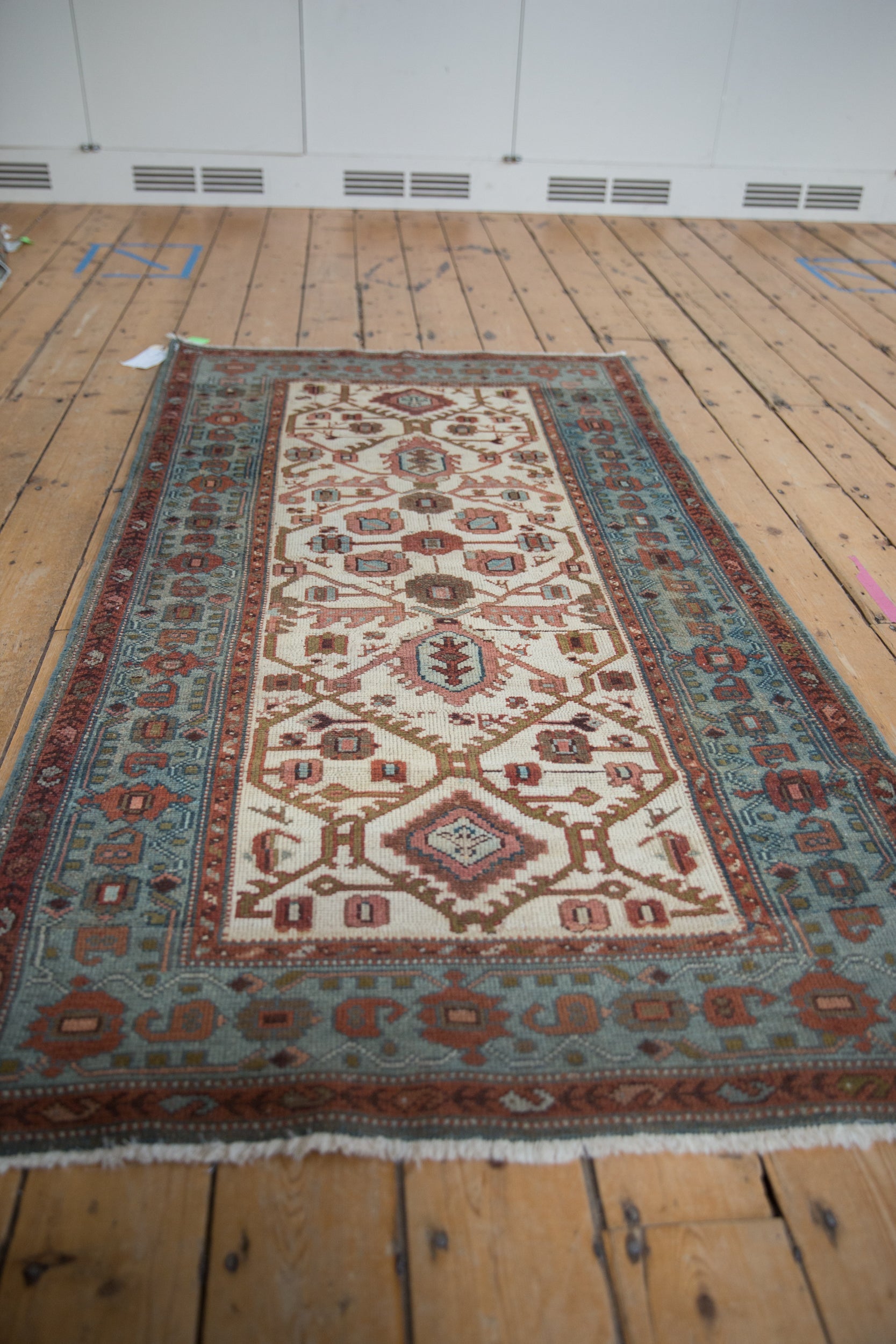 3x6 Vintage Distressed Hamadan Rug Runner by Old New House® - product image 3 for Resin Society