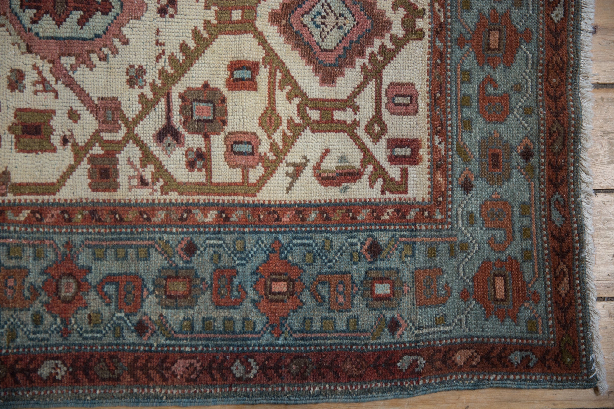 3x6 Vintage Distressed Hamadan Rug Runner by Old New House® - product image 4 for Resin Society