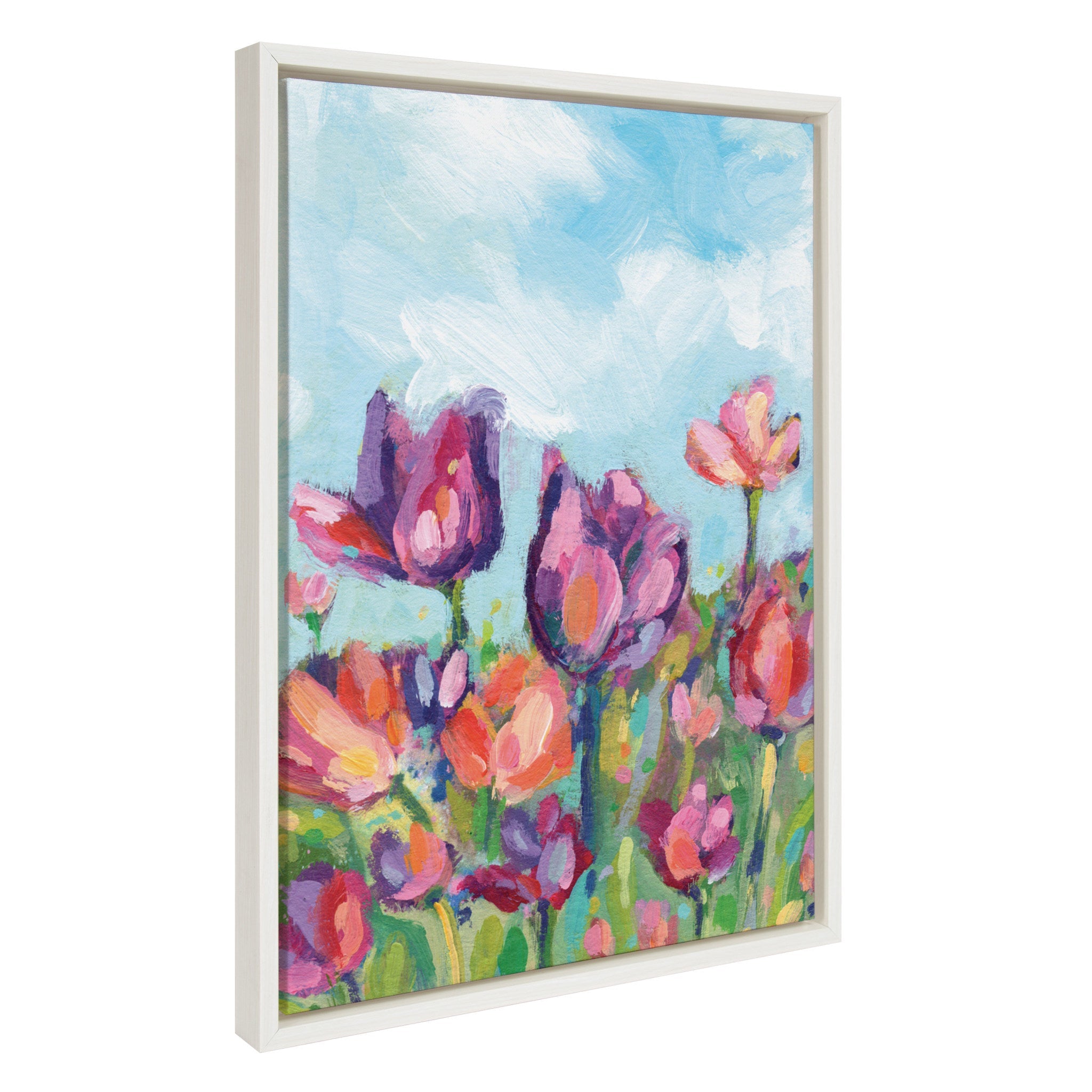 Sylvie Spring Framed Canvas by Rachel Christopoulos by kateandlaurel - product image 2 for Resin Society