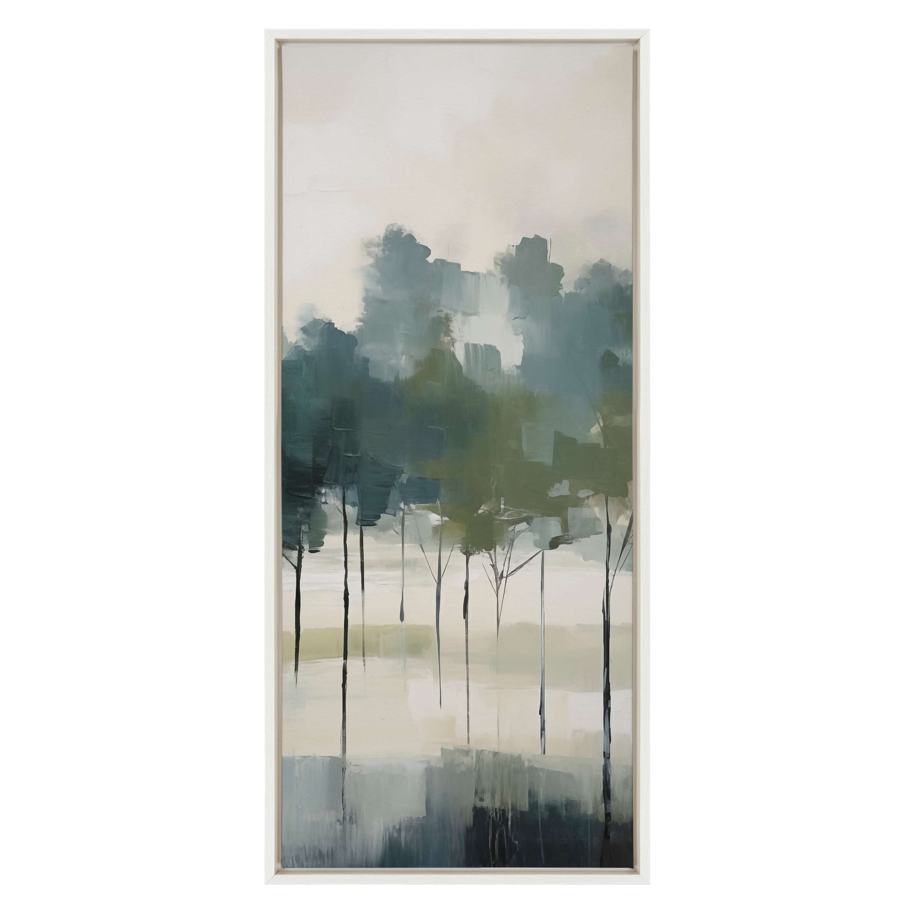 Sylvie Whispering Trees I Framed Canvas by Amy Lighthall