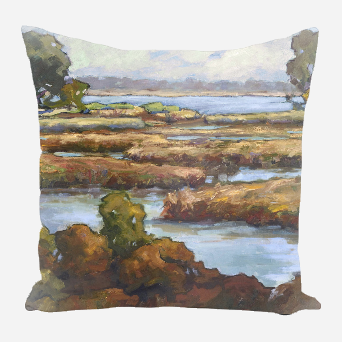 Spoonbill Marsh Pillow by John Beard Collection - main product image for Resin Society