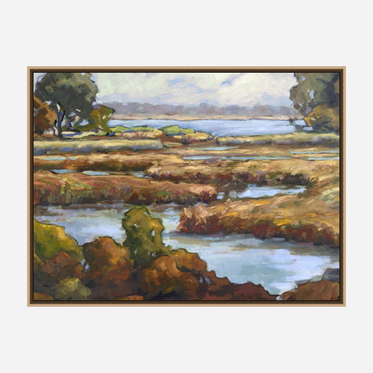 Spoonbill Marsh Artist Enhanced Canvas Print by John Beard Collection - product image 8 for Resin Society