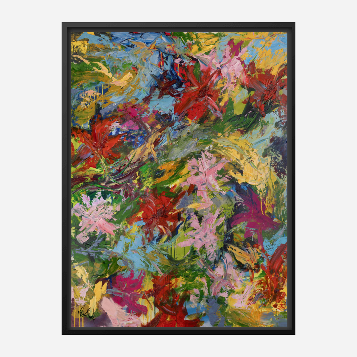 Spring Blooms Artist Enhanced Canvas Print by John Beard Collection - product image 5 for Resin Society