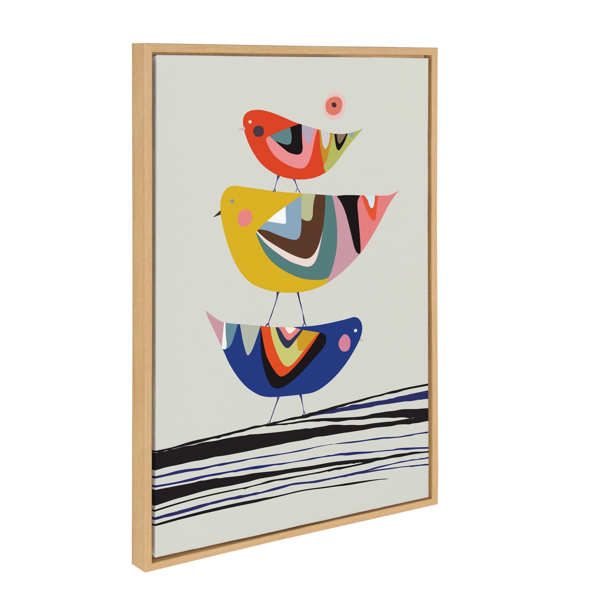 Sylvie The Family Tree Framed Canvas by kateandlaurel - product image 2 for Resin Society