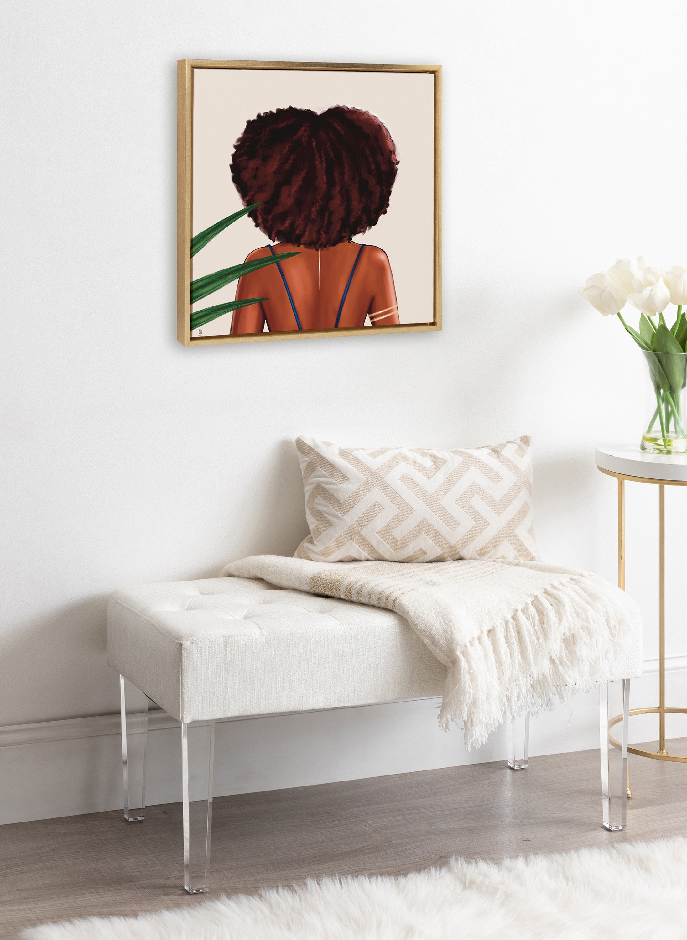 Sylvie Whatever You Want Framed Canvas by kateandlaurel - product image 10 for Resin Society