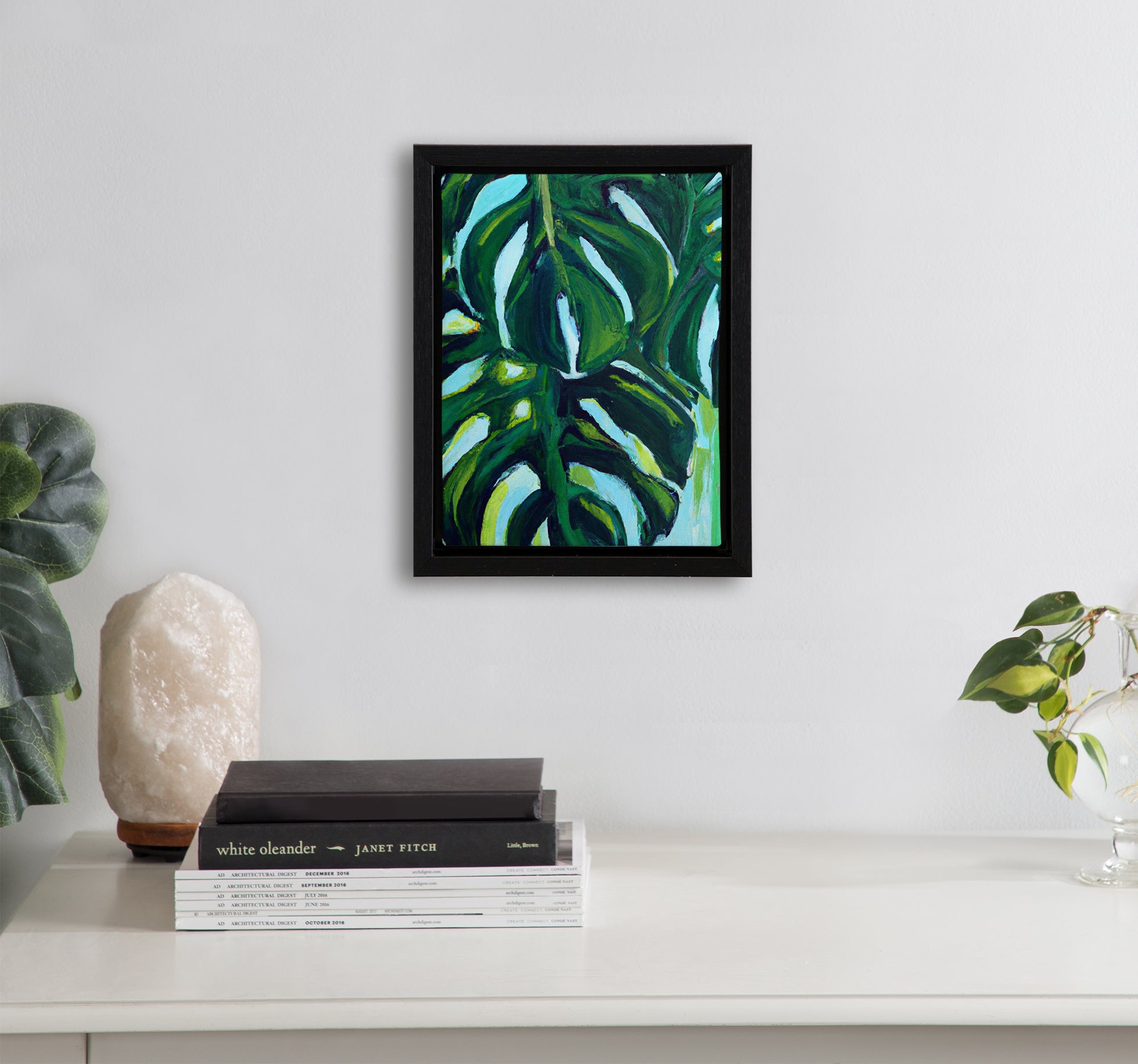 Sylvie Blank Framed Canvas 8x10