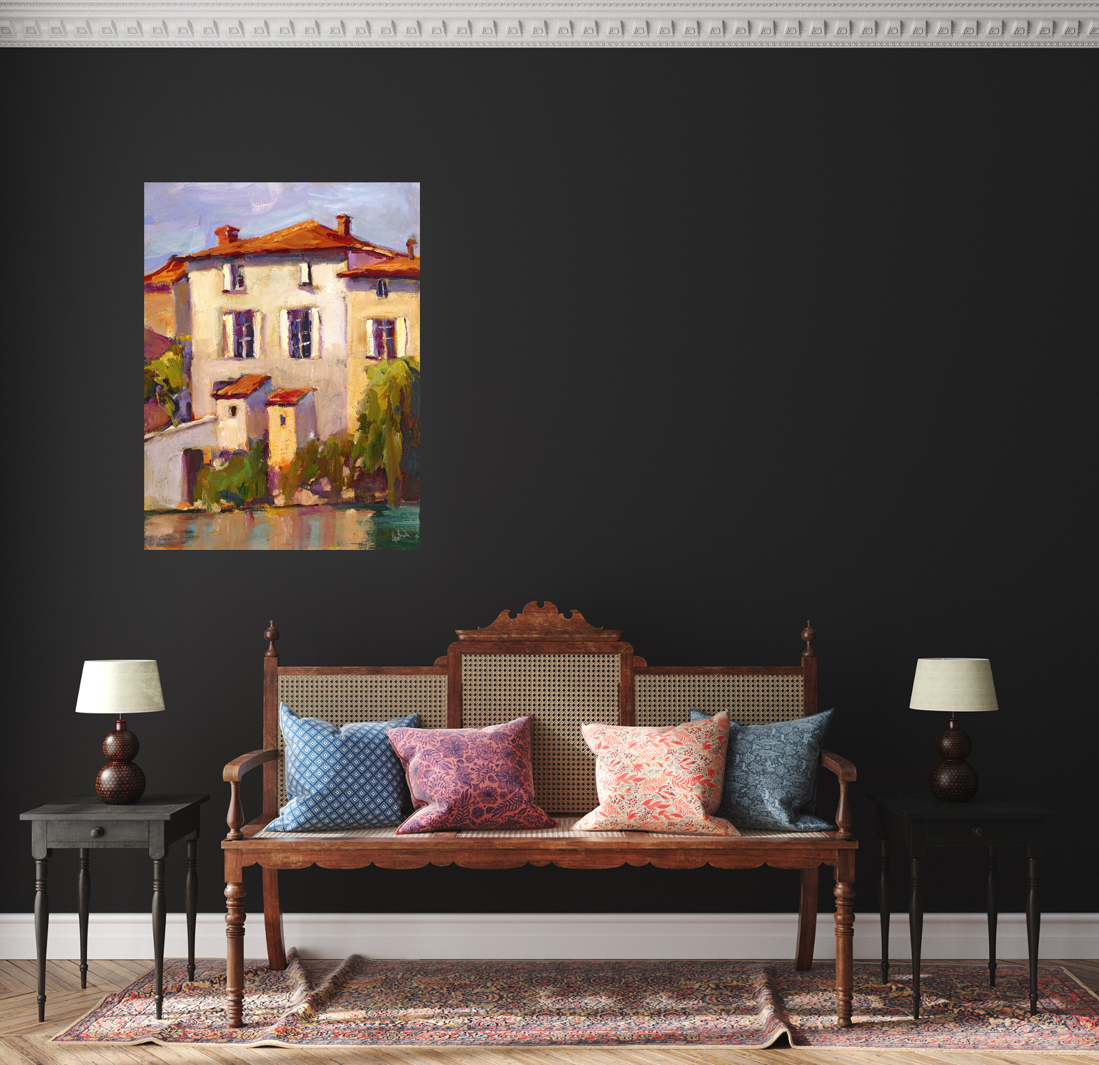 St. Savignon Artist Enhanced Canvas Print by John Beard Collection - product image 4 for Resin Society