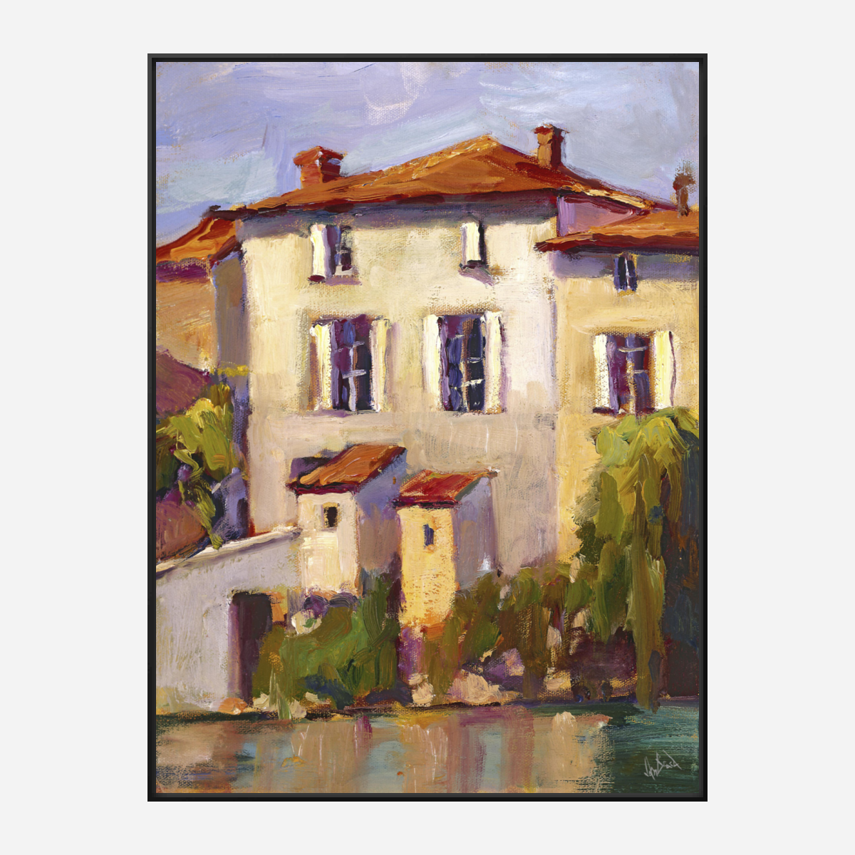 St. Savignon Artist Enhanced Canvas Print by John Beard Collection - product image 5 for Resin Society