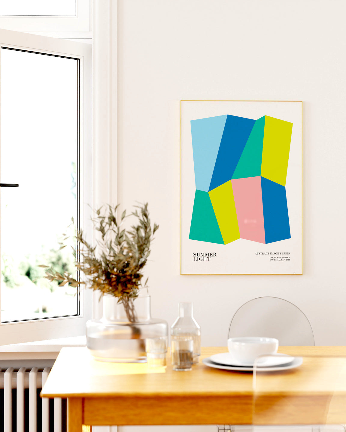 SUMMER LIGHT Framed Art Print by Holly McWhorter by Holly McWhorter Art: Paintings and Art Prints - main product image for Resin Society