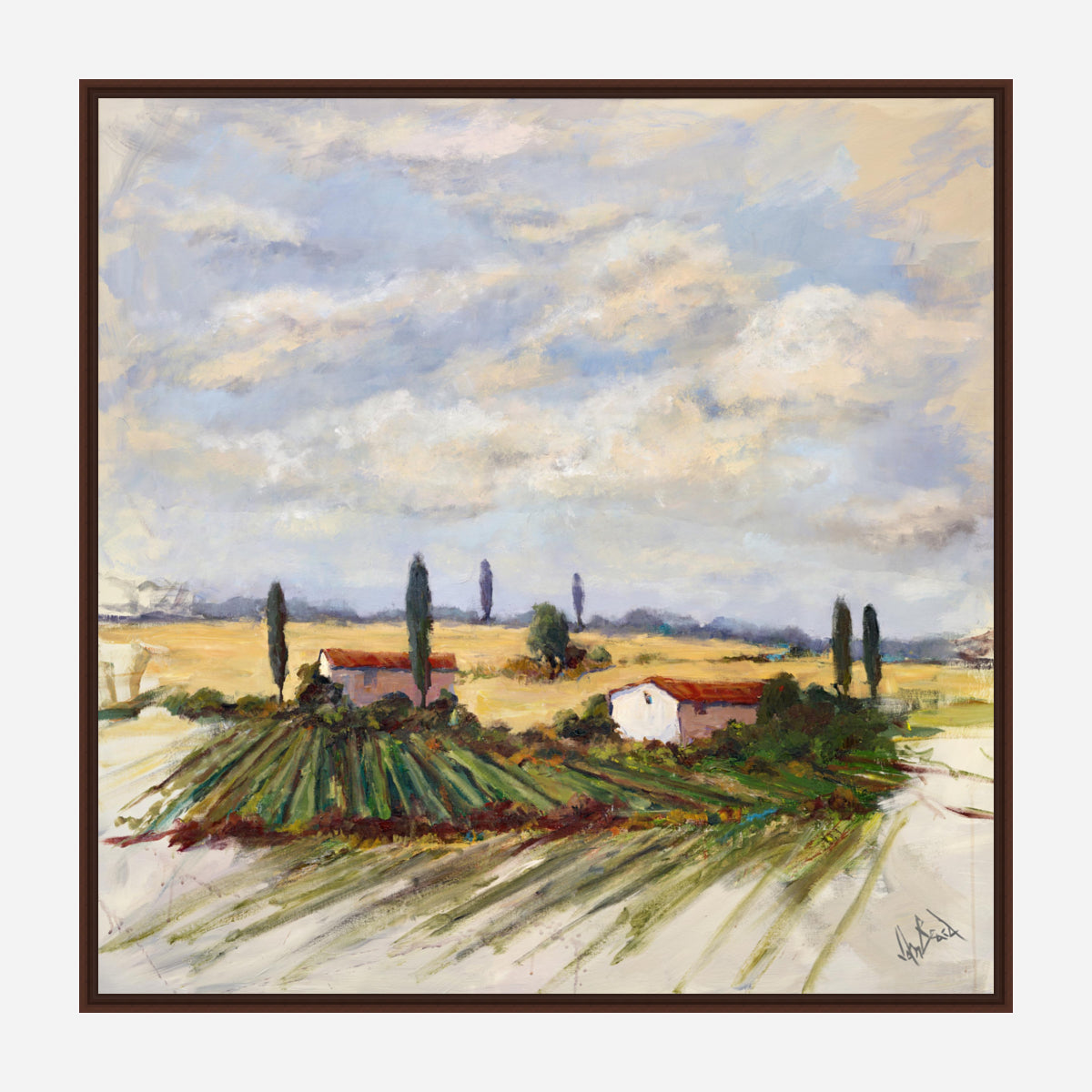 Summer's Harvest Artist Canvas Enhanced Print by John Beard Collection - product image 7 for Resin Society