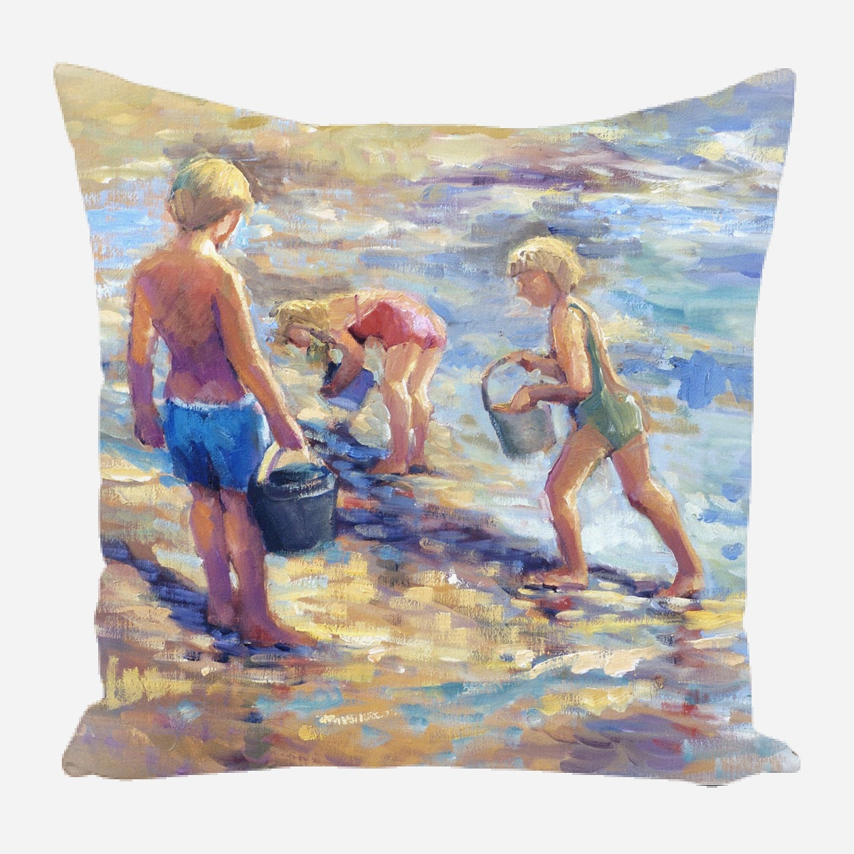 Sun, Sand, Play Pillow by John Beard Collection - main product image for Resin Society