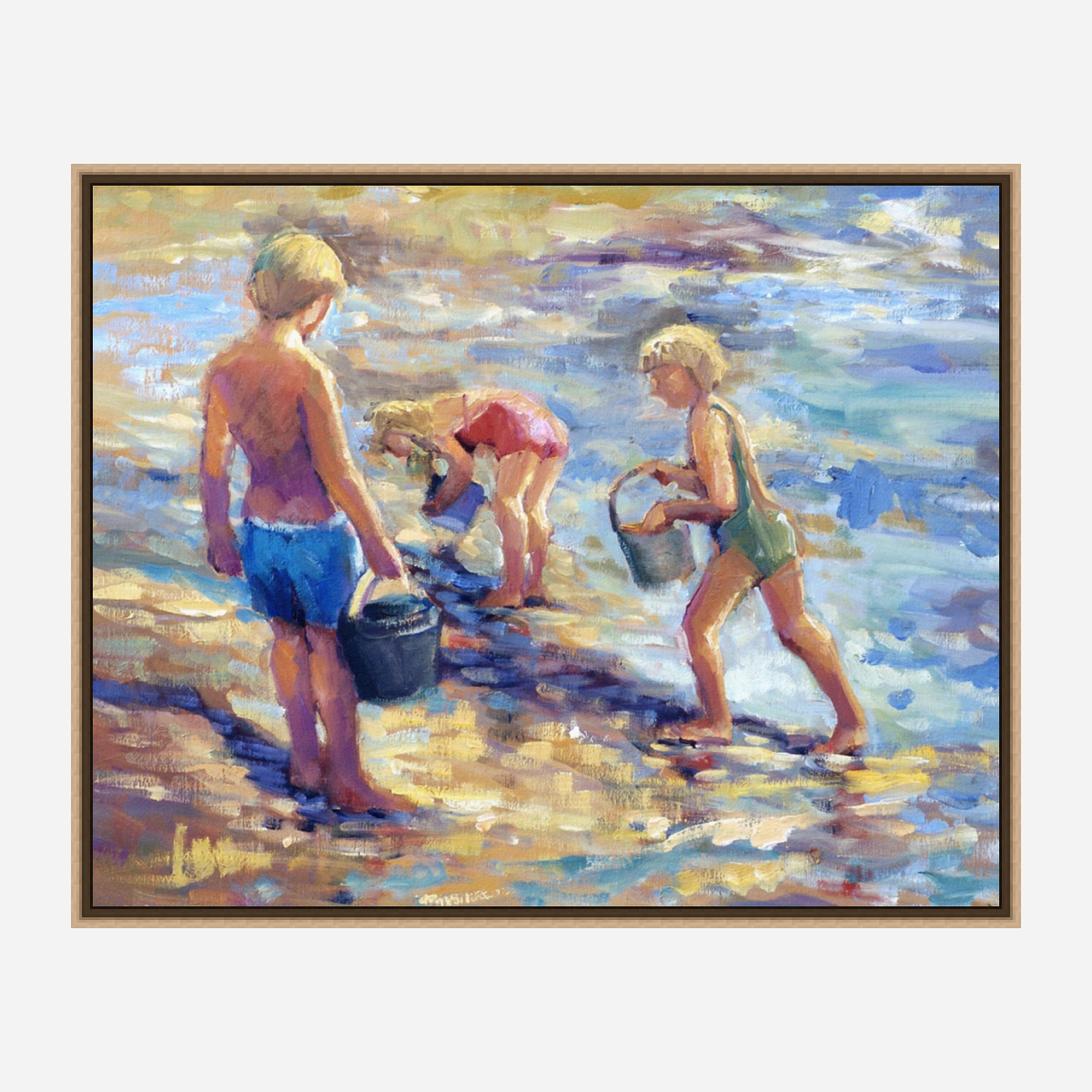 Sun, Sand, Play Artist Enhanced Canvas Print by John Beard Collection - product image 8 for Resin Society