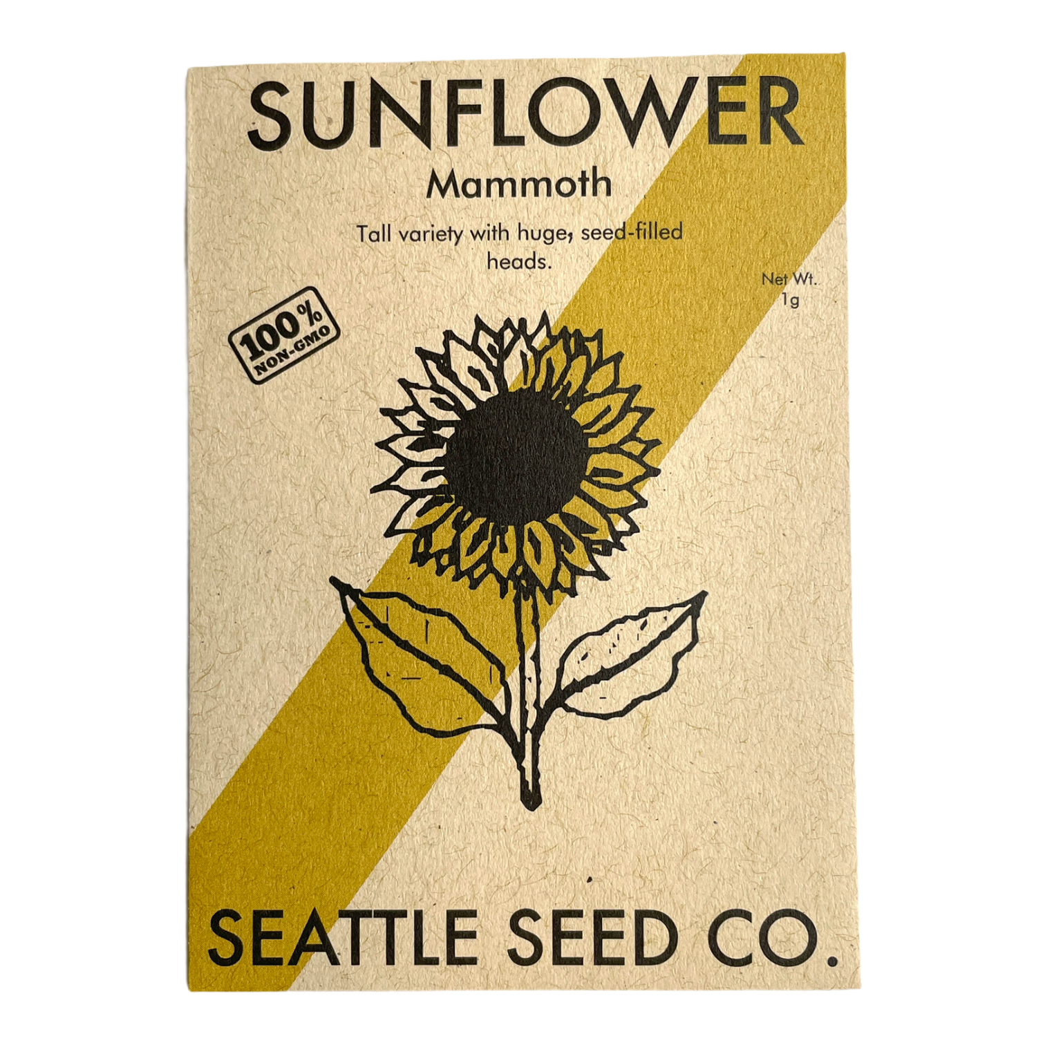 Mammoth Russian Sunflower Seeds by Seattle Seed Company - Resin Society