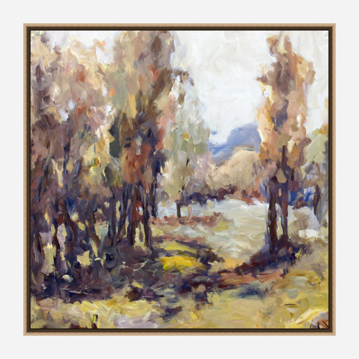 Sunlit Treetops Artist Canvas Enhanced Print by John Beard Collection - product image 5 for Resin Society