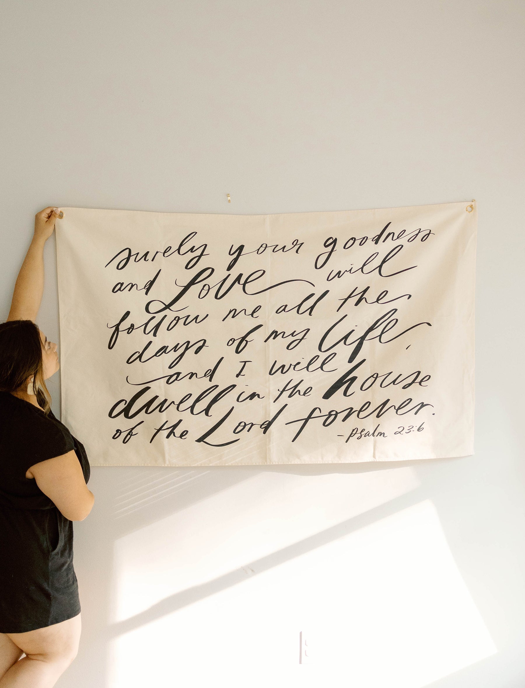 Large Canvas Banner: Surely your Goodness by jenessawaitshop - main product image for Resin Society