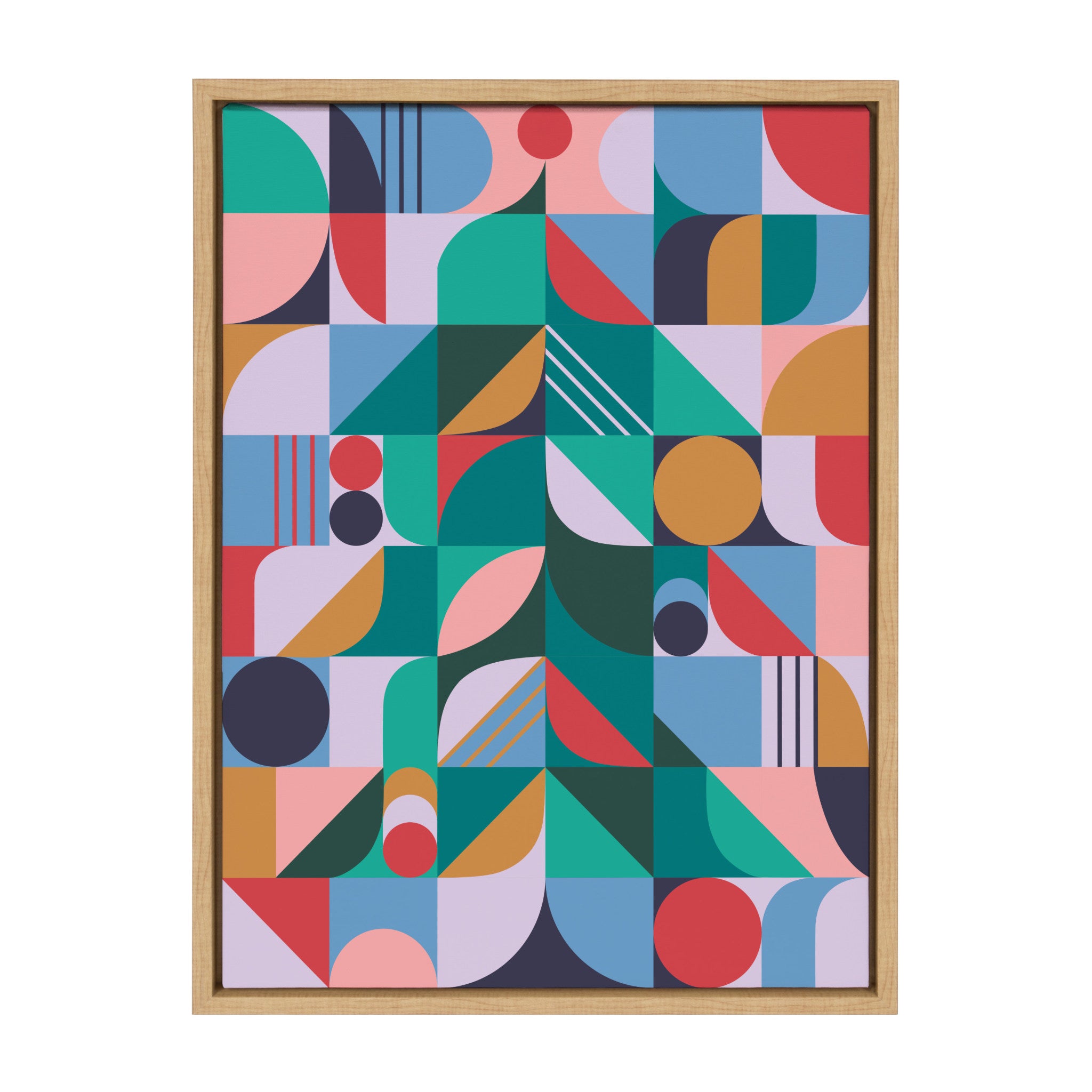 Sylvie MCM Christmas Tree Framed Canvas by Rachel Lee of My Dream Wall