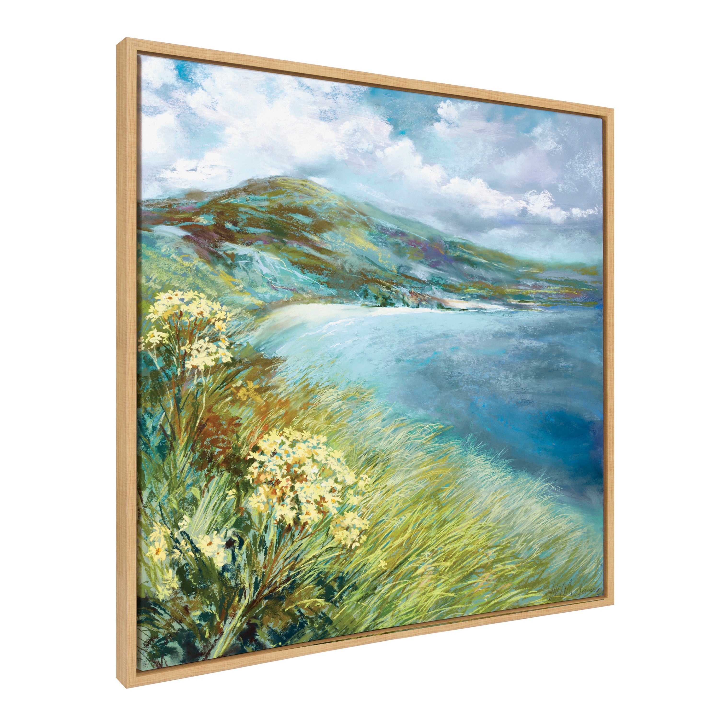 Sylvie Emerald Isle Ring of Kerry Framed Canvas by Nel Whatmore