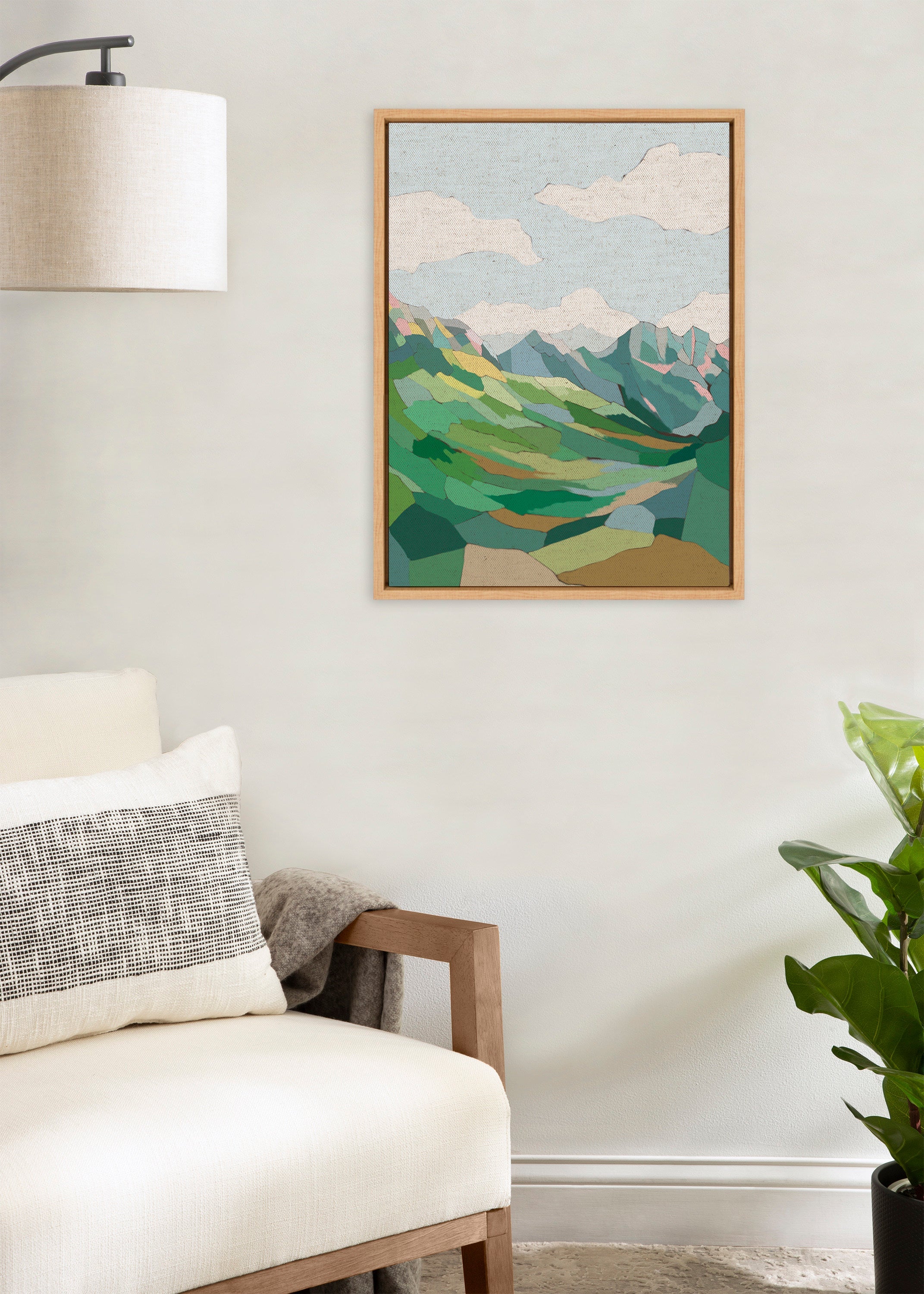 Sylvie Mythen Framed Canvas by Nikita Jariwala