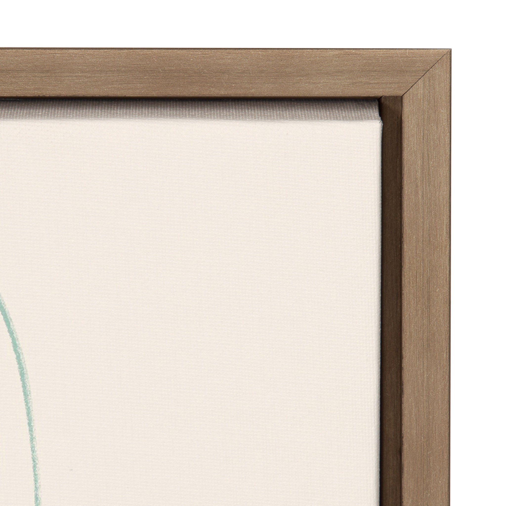 Sylvie Lotus Garden Framed Canvas by kateandlaurel - product image 3 for Resin Society