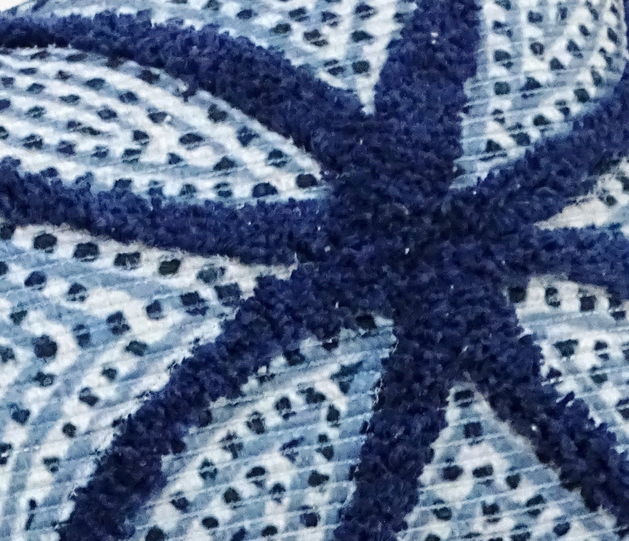 Blue Throw Pillow for couch 14" X 24" by Vibhsa