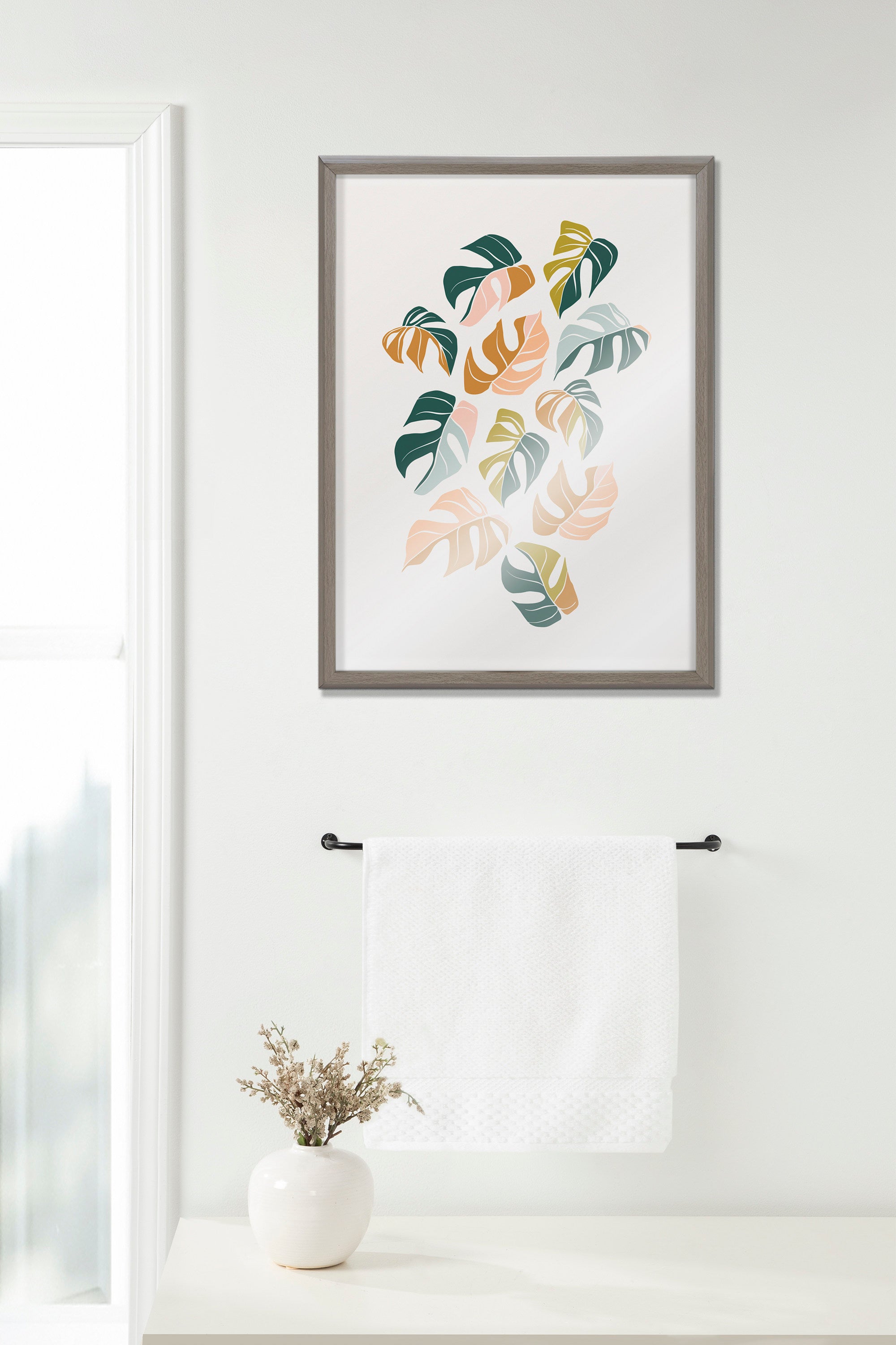 Blake Tropical Leaves 02 Framed Printed Glass by Alicia Schultz by kateandlaurel - product image 10 for Resin Society