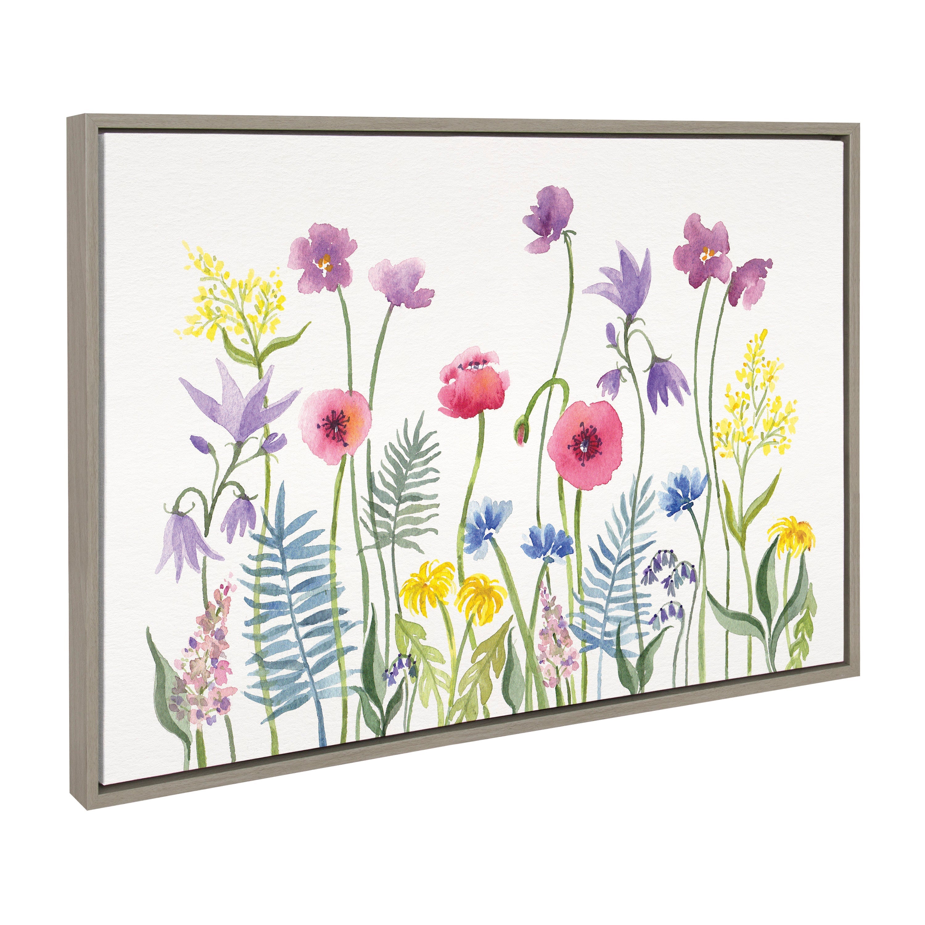 Sylvie Wildflorals Framed Canvas by kateandlaurel - product image 10 for Resin Society