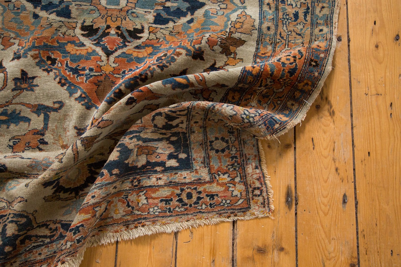 4x5.5 Antique Haji Jalili Tabriz Rug by Old New House® - product image 3 for Resin Society