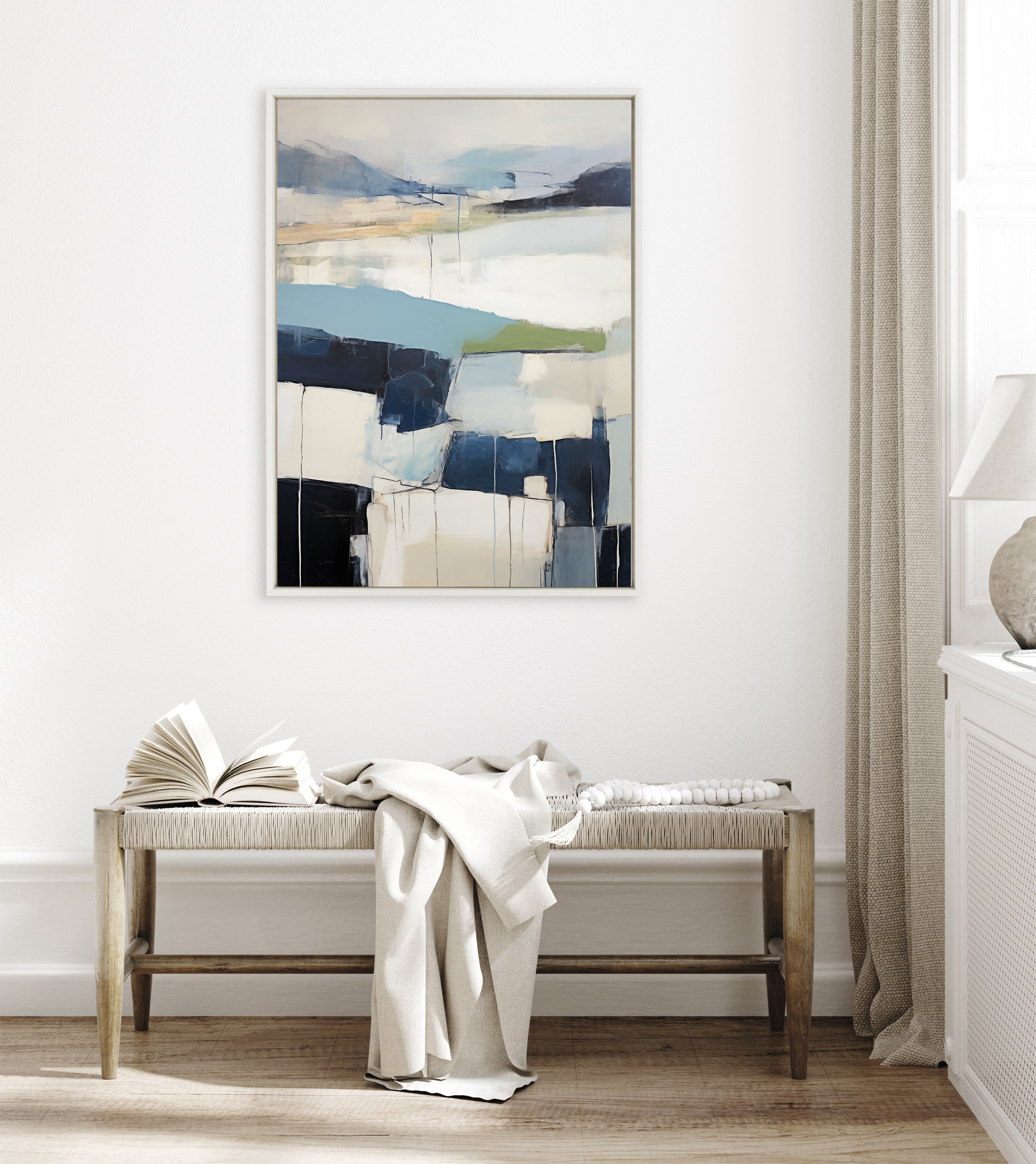 Sylvie Skyline I Framed Canvas by Amy Lighthall