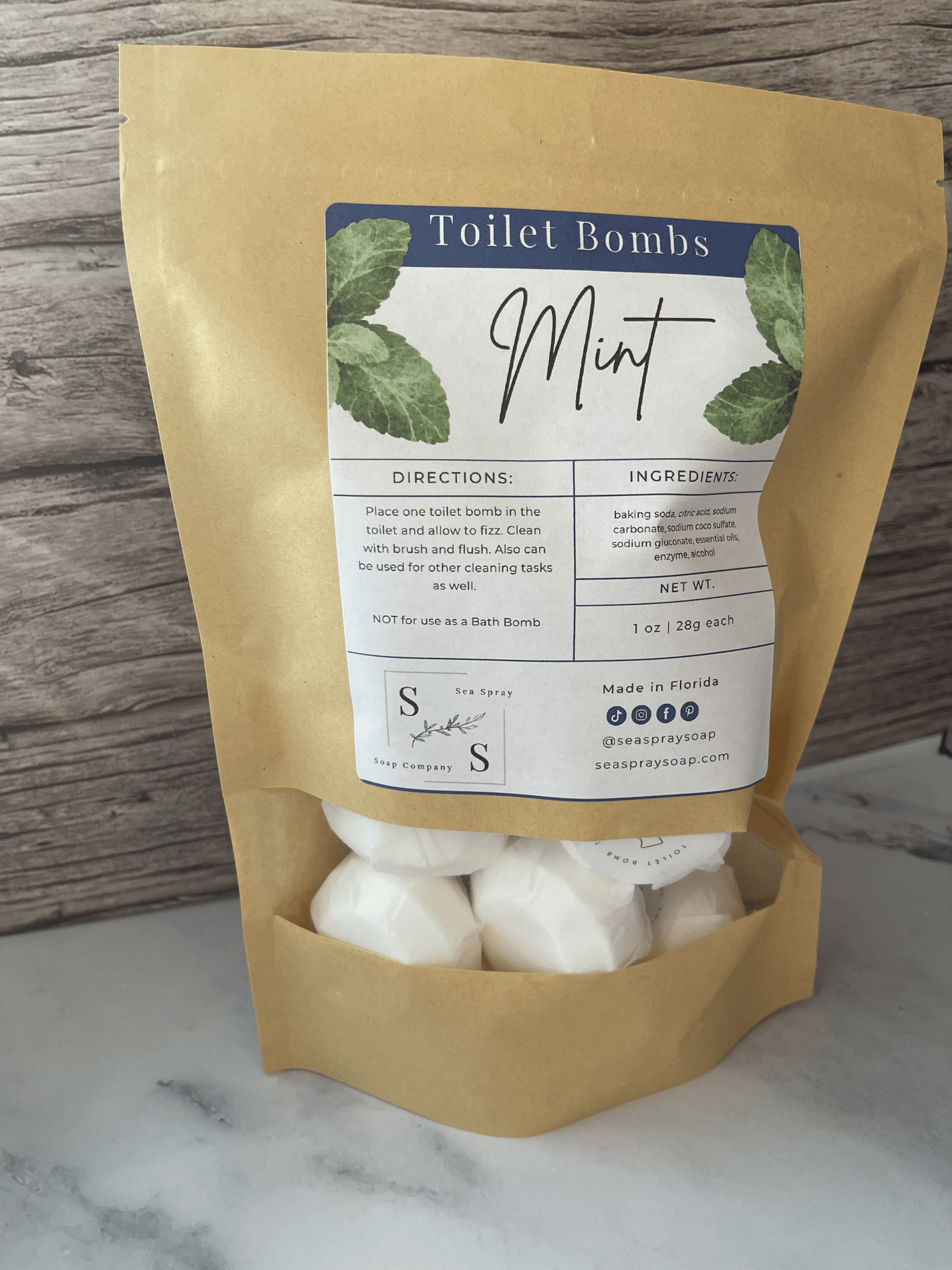 Septic Safe Toilet Bombs by Sea Spray Soap - product image 9 for Resin Society