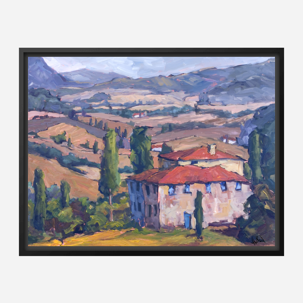 Toscana Artist Enhanced Canvas Print by John Beard Collection - product image 5 for Resin Society