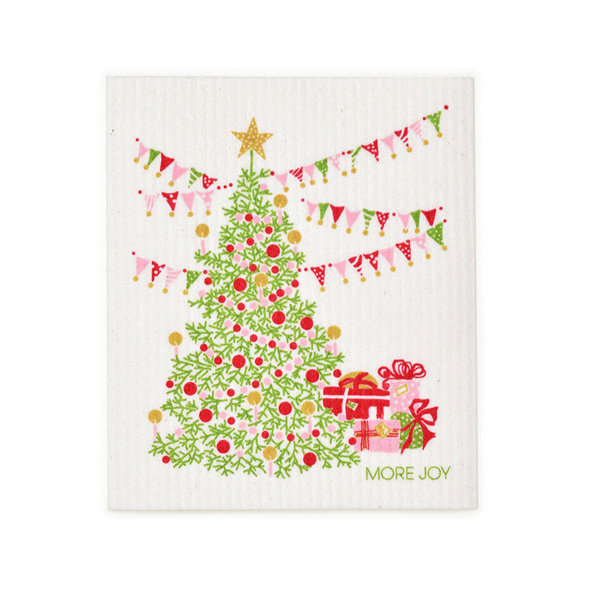 Festive Christmas Tree Swedish Dishcloth by sweetgum home, LLC - main product image for Resin Society
