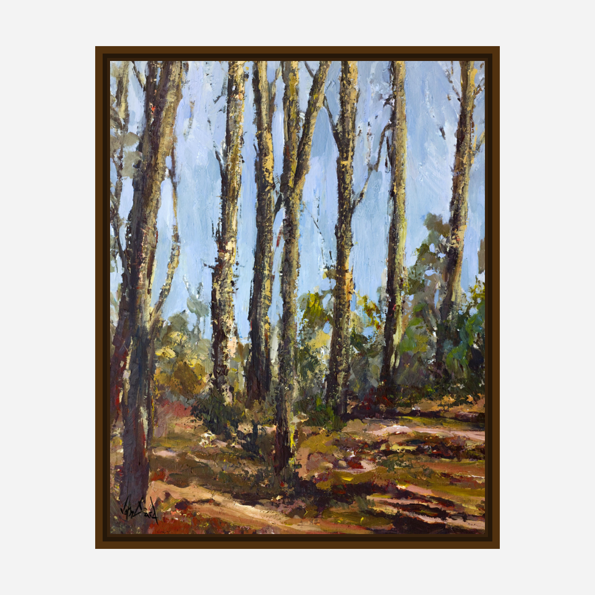Trees III Artist Enhanced Canvas Print by John Beard Collection - product image 7 for Resin Society