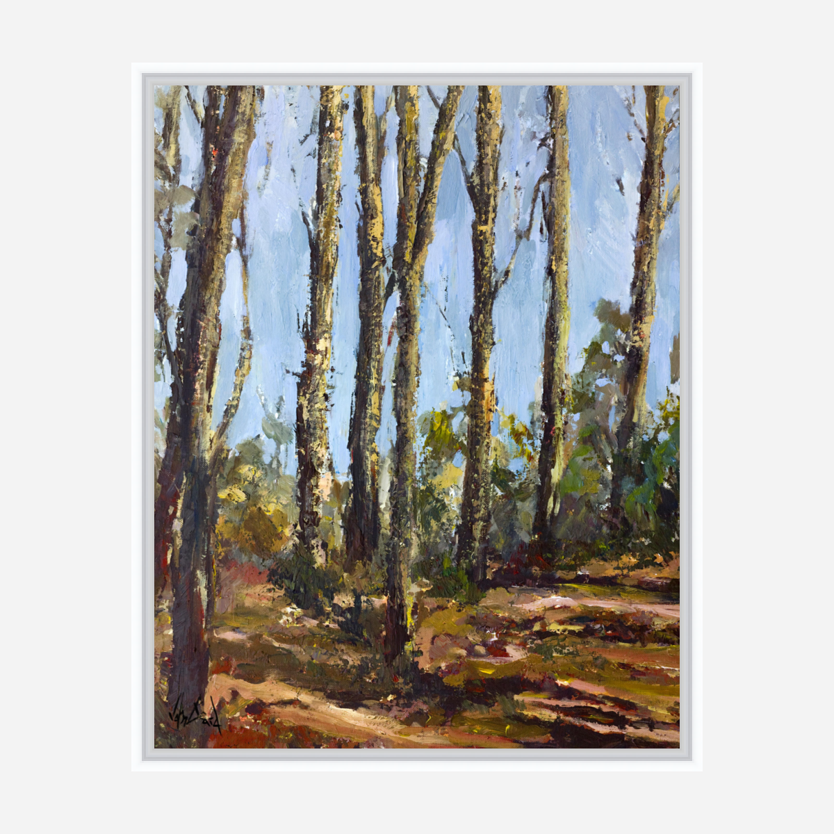 Trees III Artist Enhanced Canvas Print by John Beard Collection - product image 6 for Resin Society